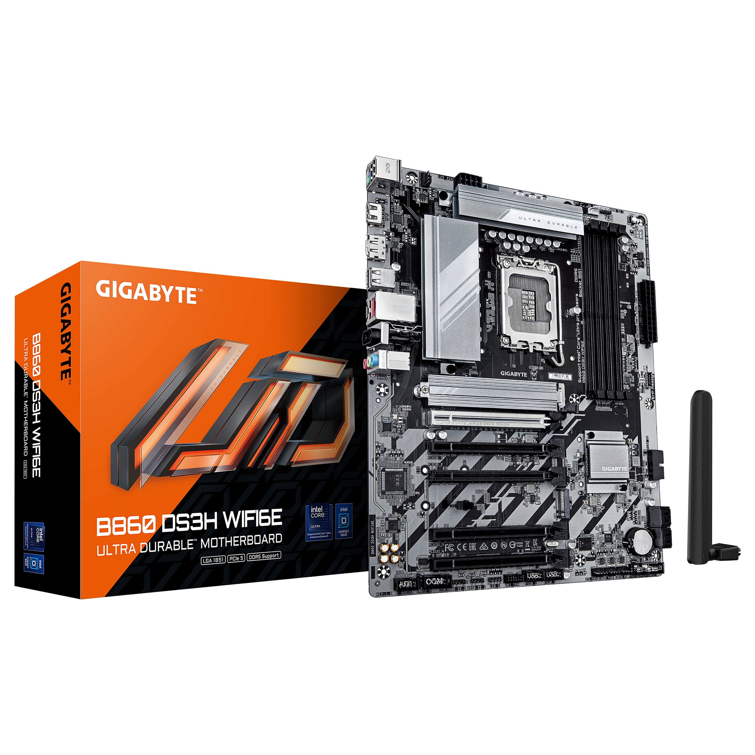 Pllakë amë Intel LGA1851 Gigabyte B860 DS3H WIFI6E
