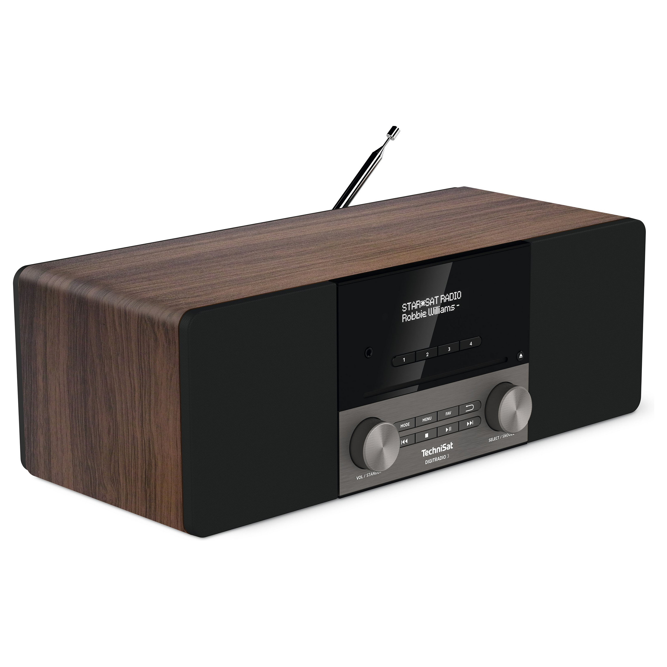 Radio Portative TechniSat DIGITRADIO 3, DAB+, FM, CD, Bluetooth, 20W – Kafe 2