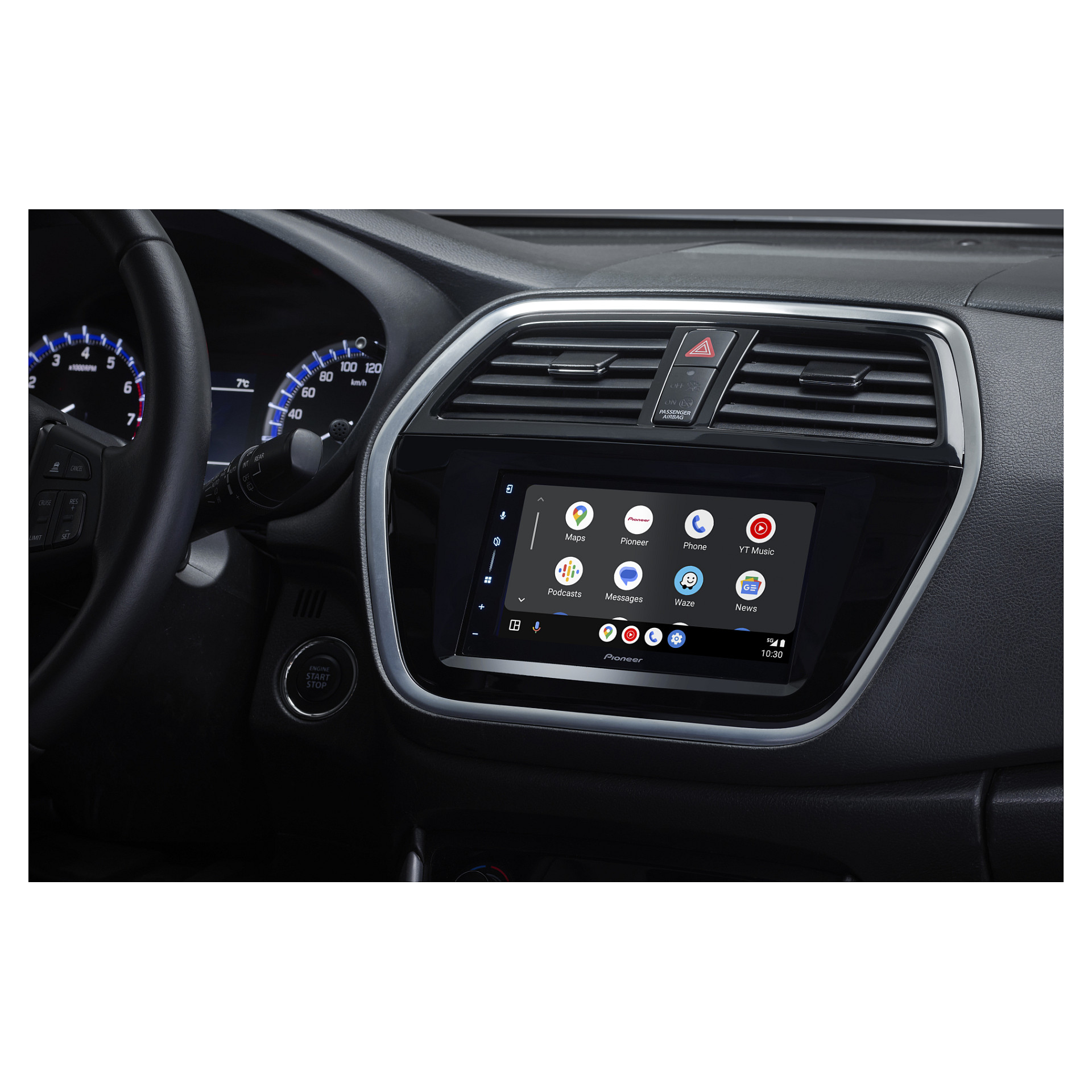 Radio multimedia për veturë Pioneer SPH-DA77DAB, 2 DIN, ekran me prekje 6.8", Apple CarPlay dhe Android Auto pa kabllo, DAB+, Bluetooth, Wi-Fi, 4 × 50 W - Zezë 6