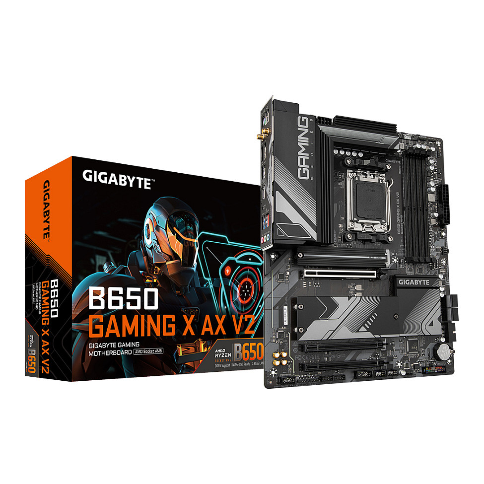 Pllakë Amë AMD AM5 Gigabyte B650 GAMING X AX V2 / DDR5 / HDMI+DP