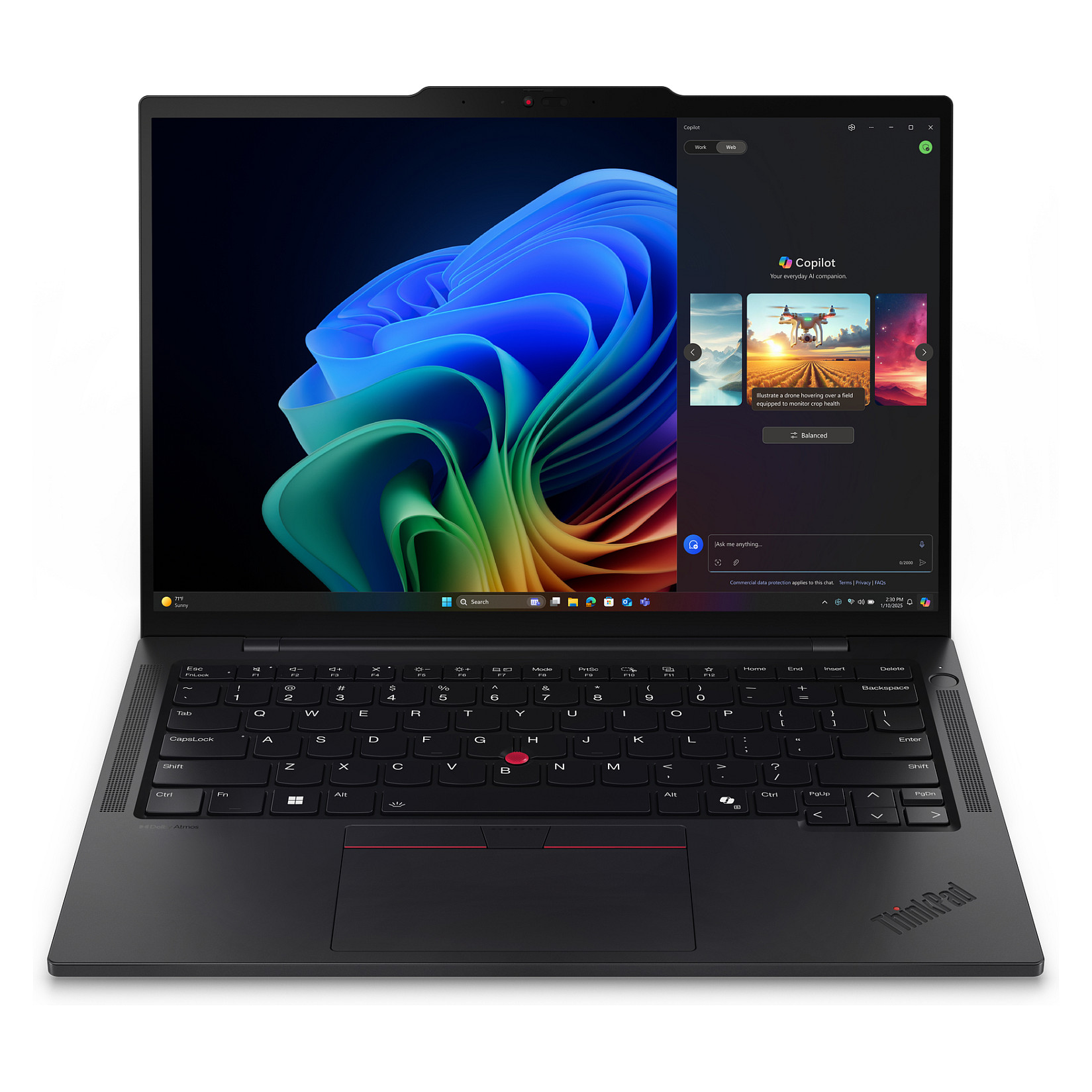 Laptop Lenovo ThinkPad T14s G6 / Ultra 7 258V / 32GB / 1TB / 14 Inch WUXGA / I zi