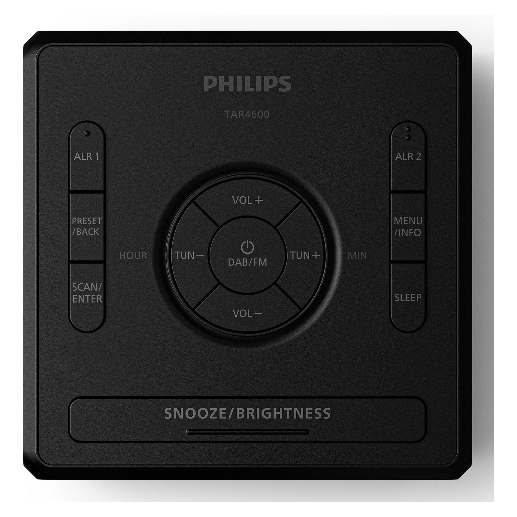 Radio me Orë Philips TAR4600/10, DAB+, FM, Alarm i Dyfishtë, Ekran LCD, USB-C - Zezë 4