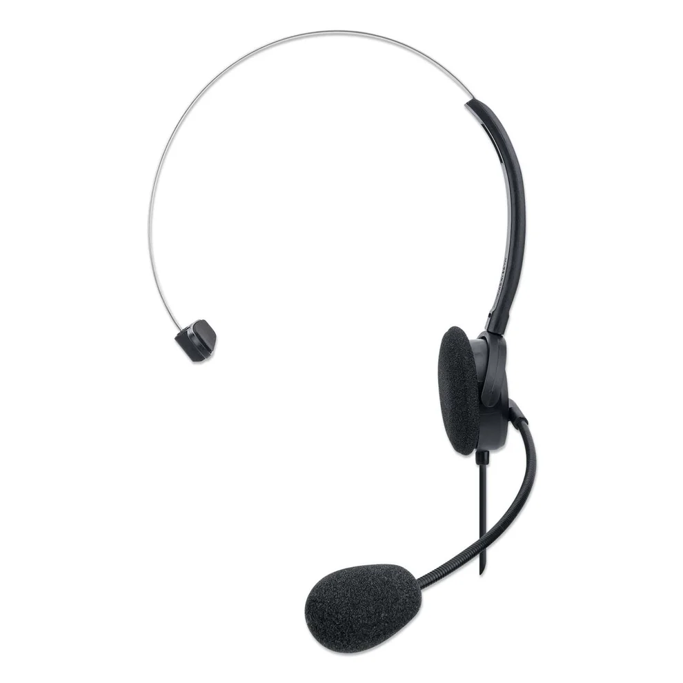Kufje me kabllo Manhattan Mono USB Headset 179867 / USB-A / Mono / 1.5 m - Zezë 3
