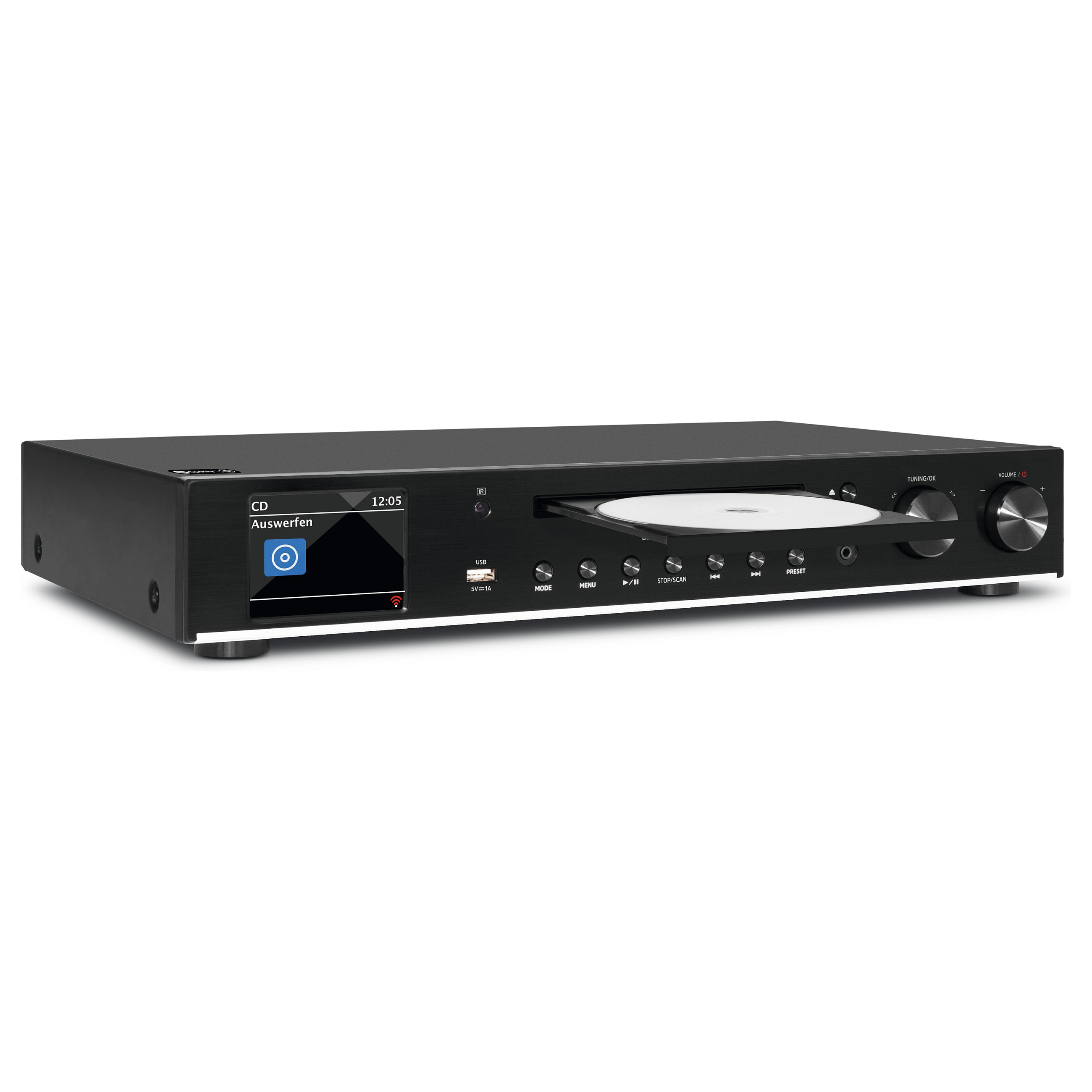 Radio Dixhitale TechniSat DIGITRADIO 143 CD V3, DAB+, FM, Internet Radio, CD/MP3, Bluetooth, Wi-Fi - Zezë 2