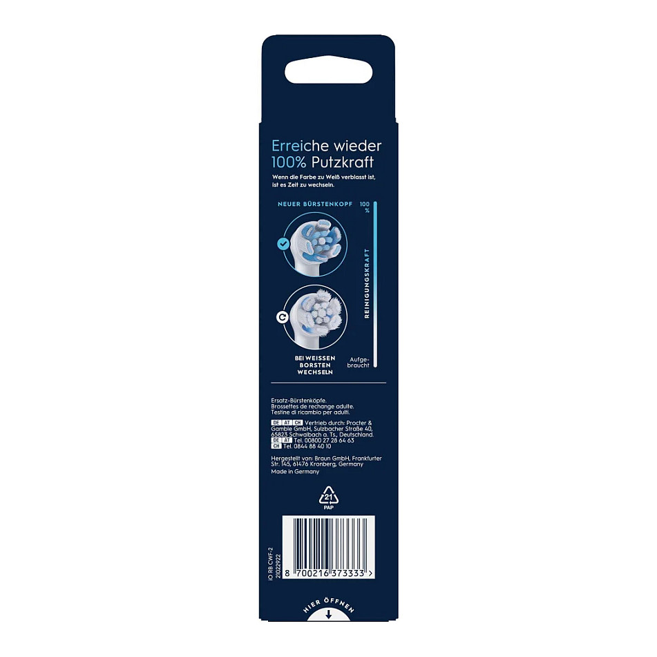 Koka zëvendësuese për furçë elektrike Oral-B iO Ultimate Clean / 2 copë / Deep Cleaning – Bardhë 10