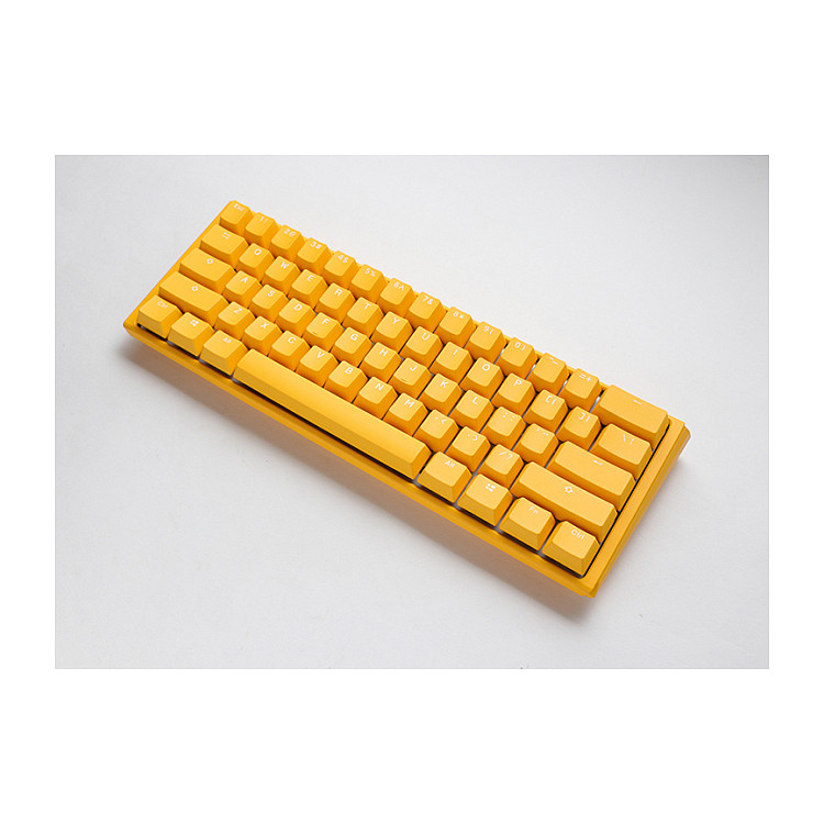 Tastierë Gaming Ducky One 3 Yellow Mini 60% / Mekanike / Cherry MX Red / Hot-Swap / RGB / USB-C / 1000Hz - Verdhë 6