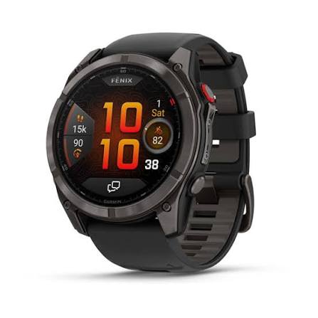 Orë e mençur Garmin fēnix 8 AMOLED, 51 mm, 1.4", 454 × 454, GPS Multi-Band, Bluetooth, 32GB, 10 ATM – Zezë
