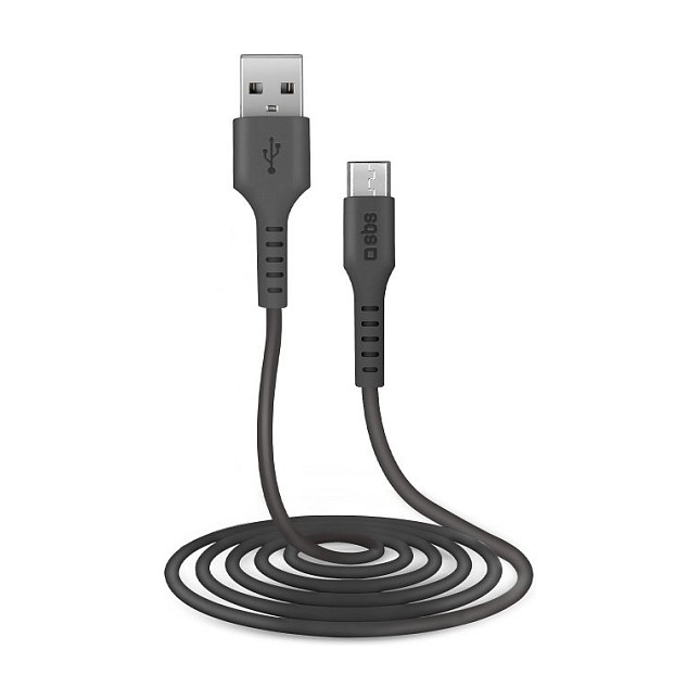 Kabllo SBS TECABLEMICRO2K / USB-A → Micro-USB B / USB 2.0 / 2m – Zezë thumbnail 2