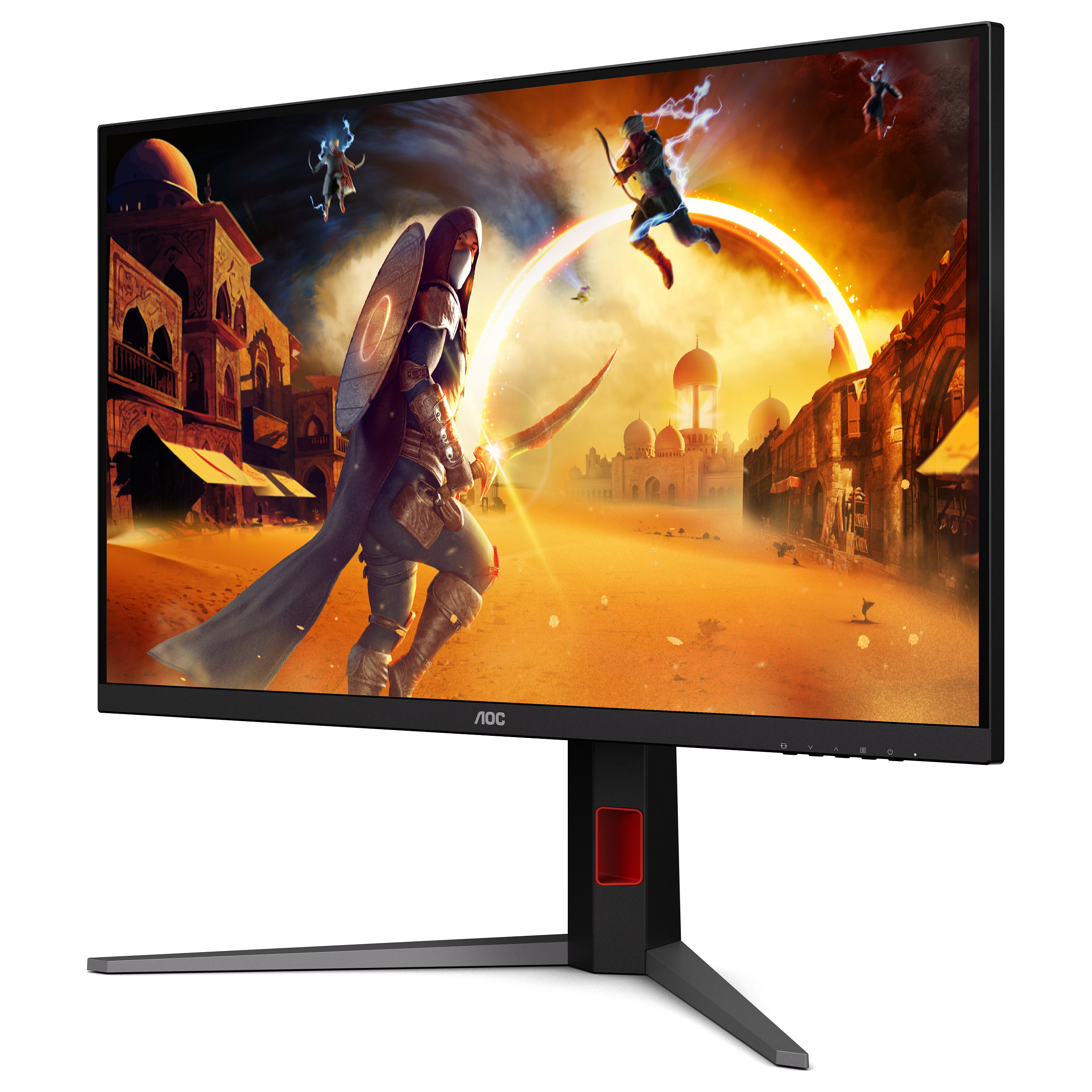 Monitor Gaming AOC G4 U32G4U, 31.5", 4K UHD Fast IPS, 160Hz, 1ms, HDR400, HDMI 2.1 + DisplayPort - Zezë/Kuqe 4