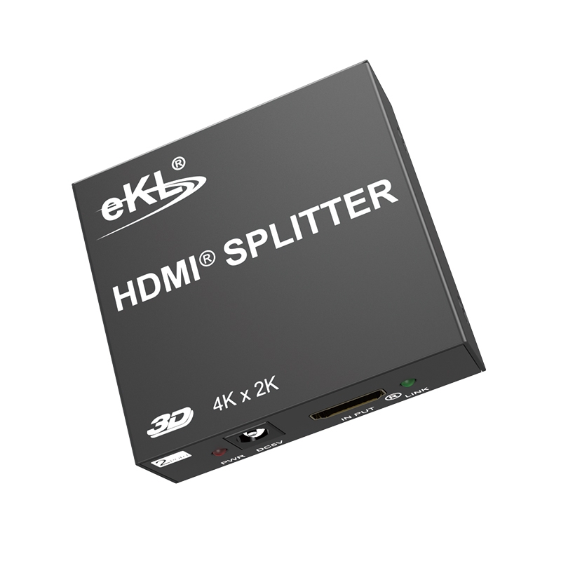 eKL MiniHS102-B HDMI Splitter 1x2, 4K UHD, HDMI 1.4, 30Hz, Black 5