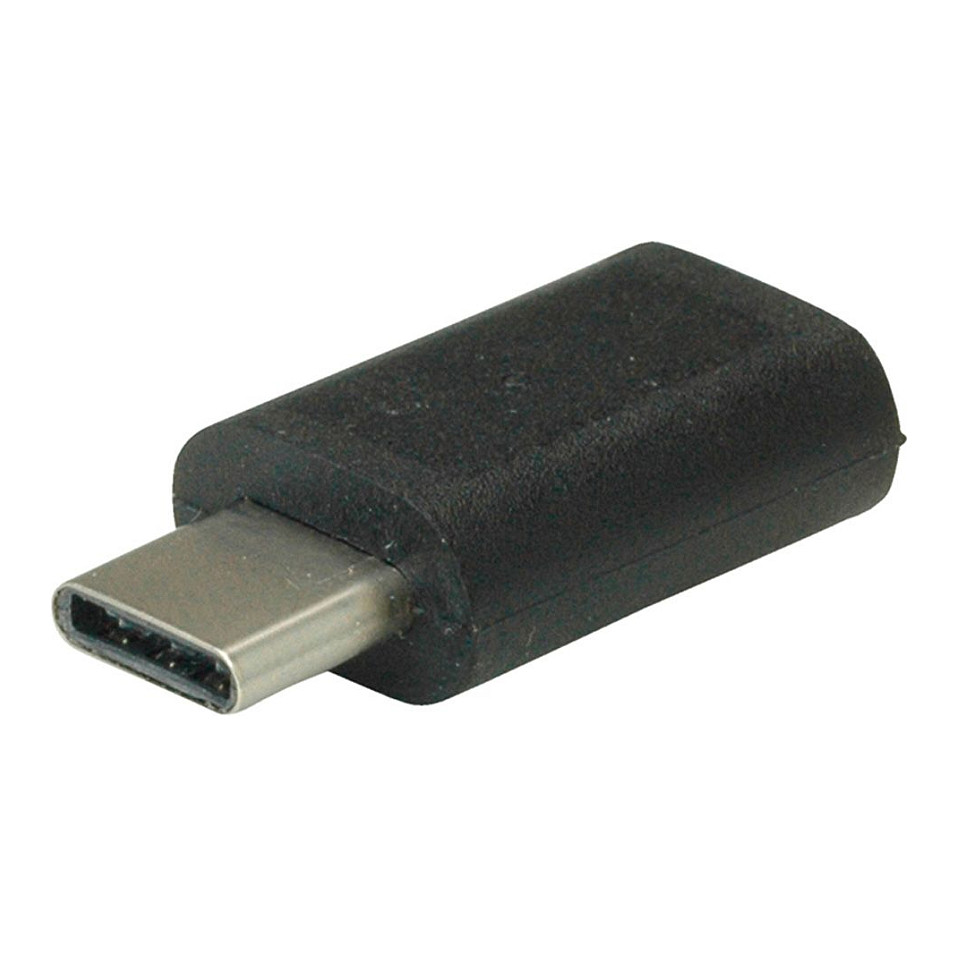 Adapter VALUE 12.99.3191 / USB-C në Micro-USB B - Zezë thumbnail 4