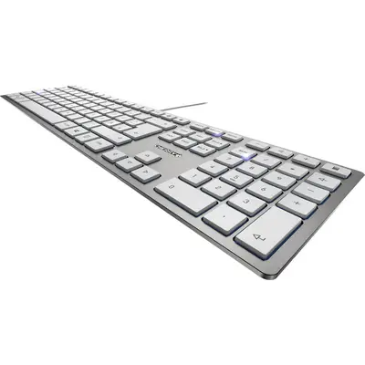Tastierë Cherry KC 6000 Slim / me kabllo / USB / QWERTZ / e argjendtë thumbnail 2