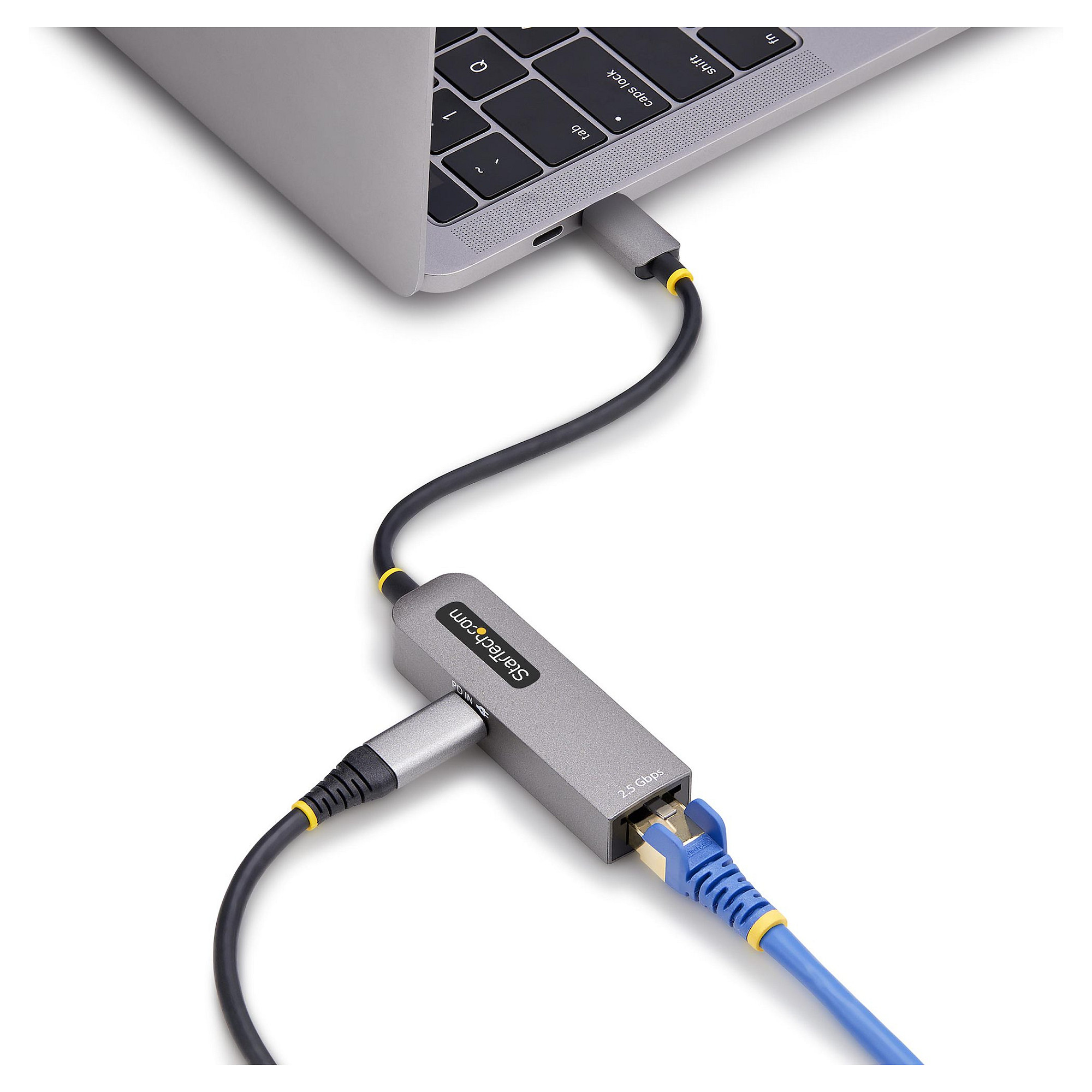 Adapter Rrjeti USB-C StarTech 2GPD3-USB-C-ETHERNET, 2.5GbE, RJ45, 100W PD - Gri 6