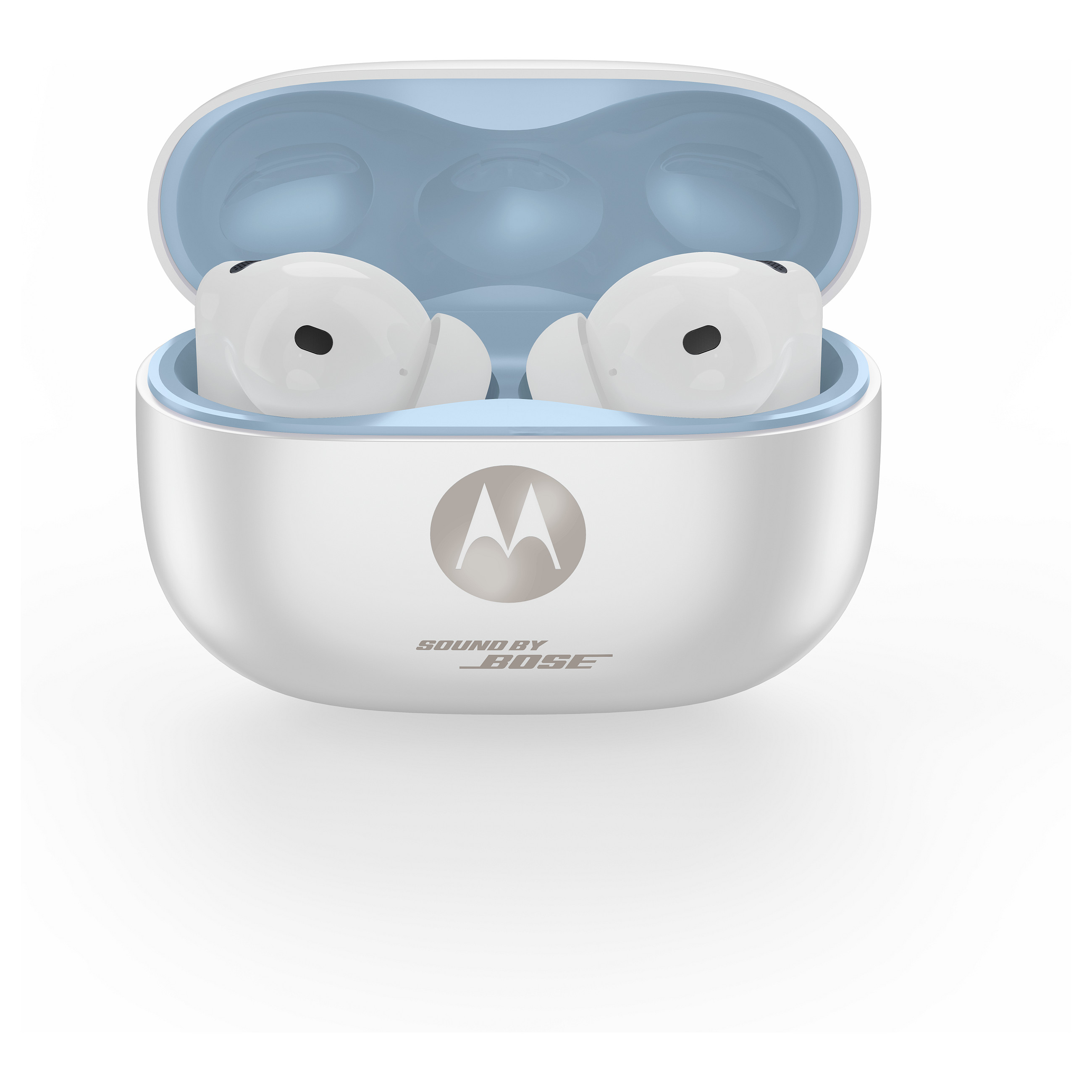 Kufje pa kabllo Motorola moto buds 2 plus / Sound by Bose / 11 mm + Knowles / Bluetooth 6.0 / ANC / LHDC4 + LHDC5 / 40 orë - Bardhë 8