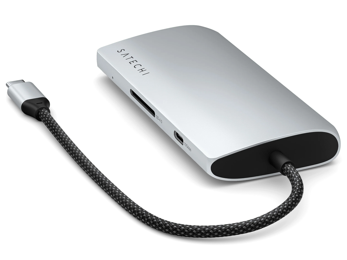 Hub Satechi ST-P8KES / 4x USB-C / 1x HDMI 8K / Ethernet / SD / 1x USB-C 85W – Argjendi 3