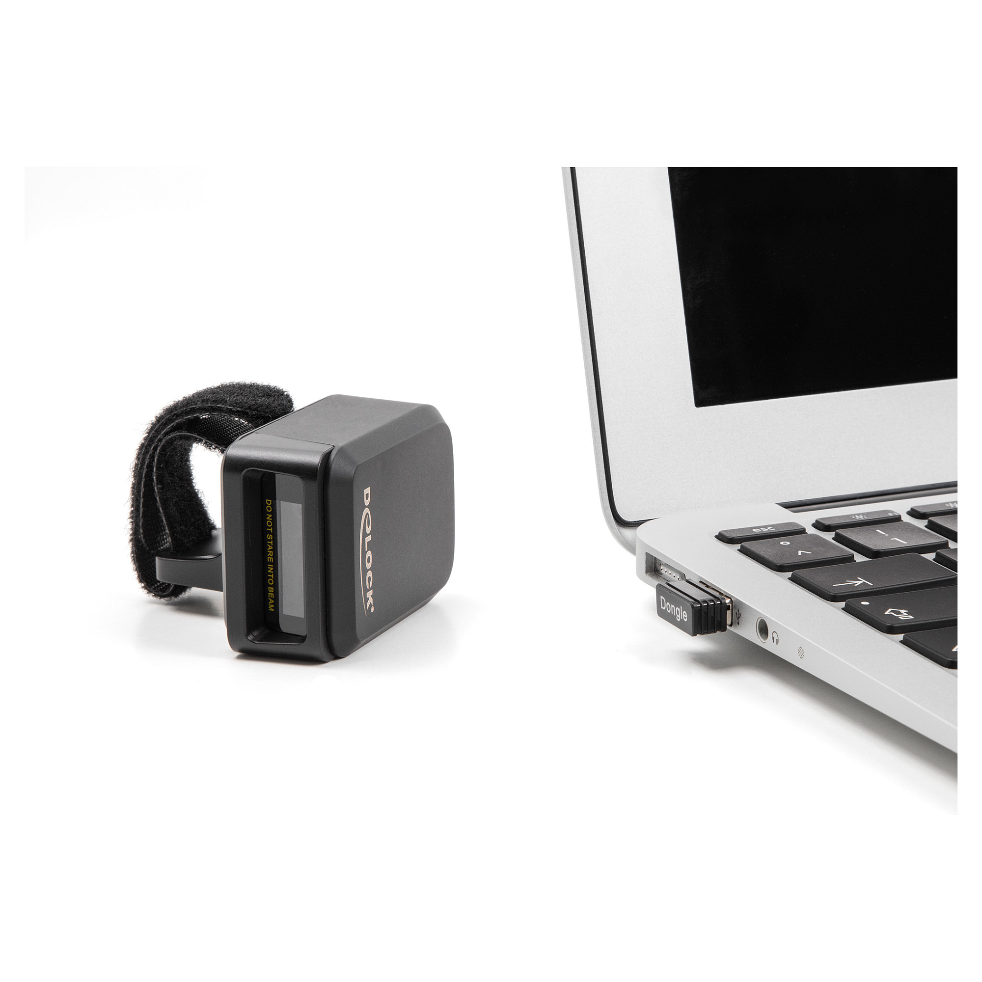 Skaner Delock unazor i barkodeve 1D/2D me 2.4GHz ose Bluetooth dhe funksion karikimi wireless thumbnail 4