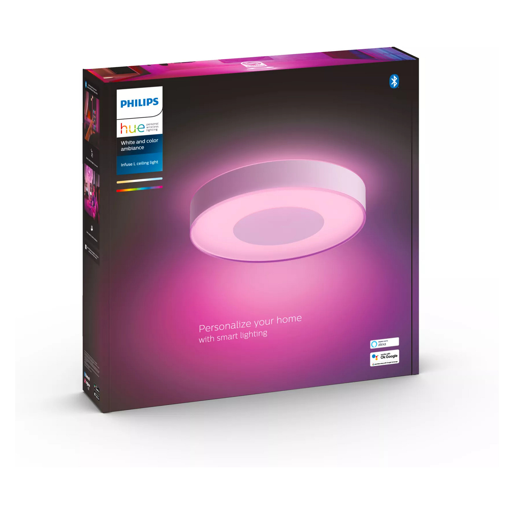 Llambë tavanore Philips Hue White & Color Ambiance Infuse - Bardhë thumbnail 3