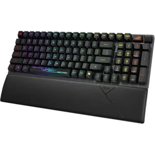 Tastierë Gaming ASUS ROG Strix Scope II 96 RX / Mekanike / Optical Switch (ROG RX Red) / Wired&Wireless / USB-C + Bluetooth+ RF 2.4GHz / Francez – Zezë 2