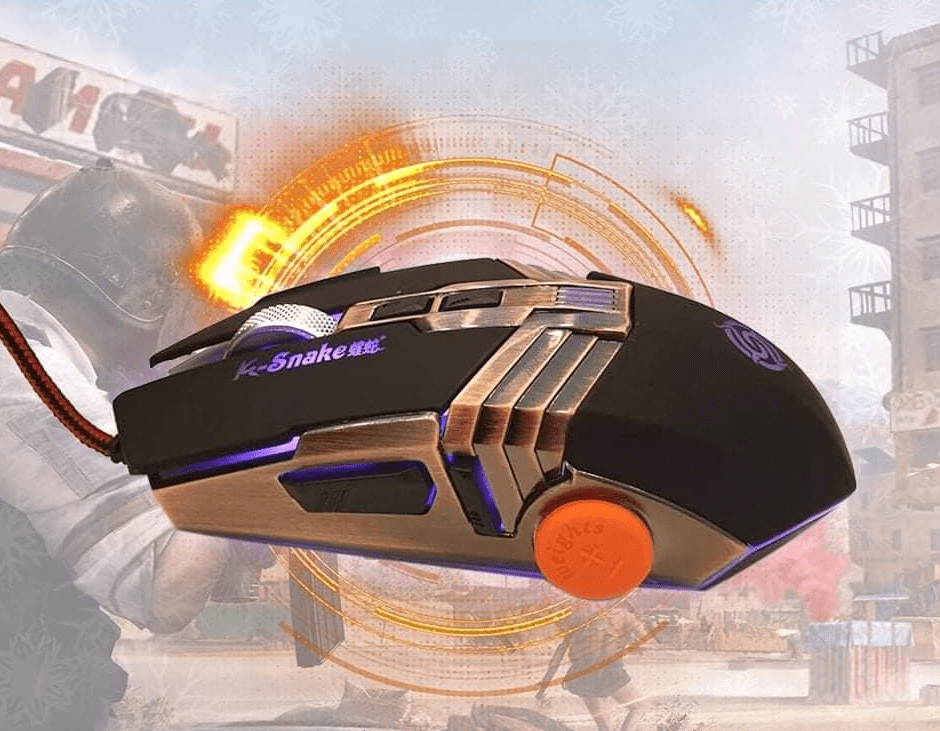 Maus Gaming K-Snake G5 / RGB/ USB /  3200 DPI / I zi 2