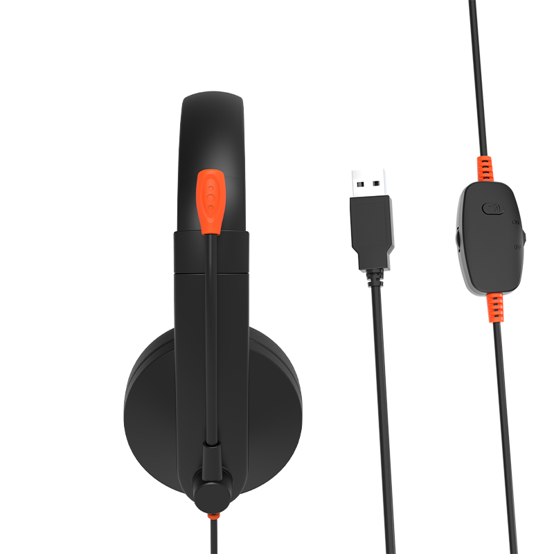Kufje me kabllo Meetion HP003U Telephone / USB 1.8 m / Rrotullues 180° - Zezë 5