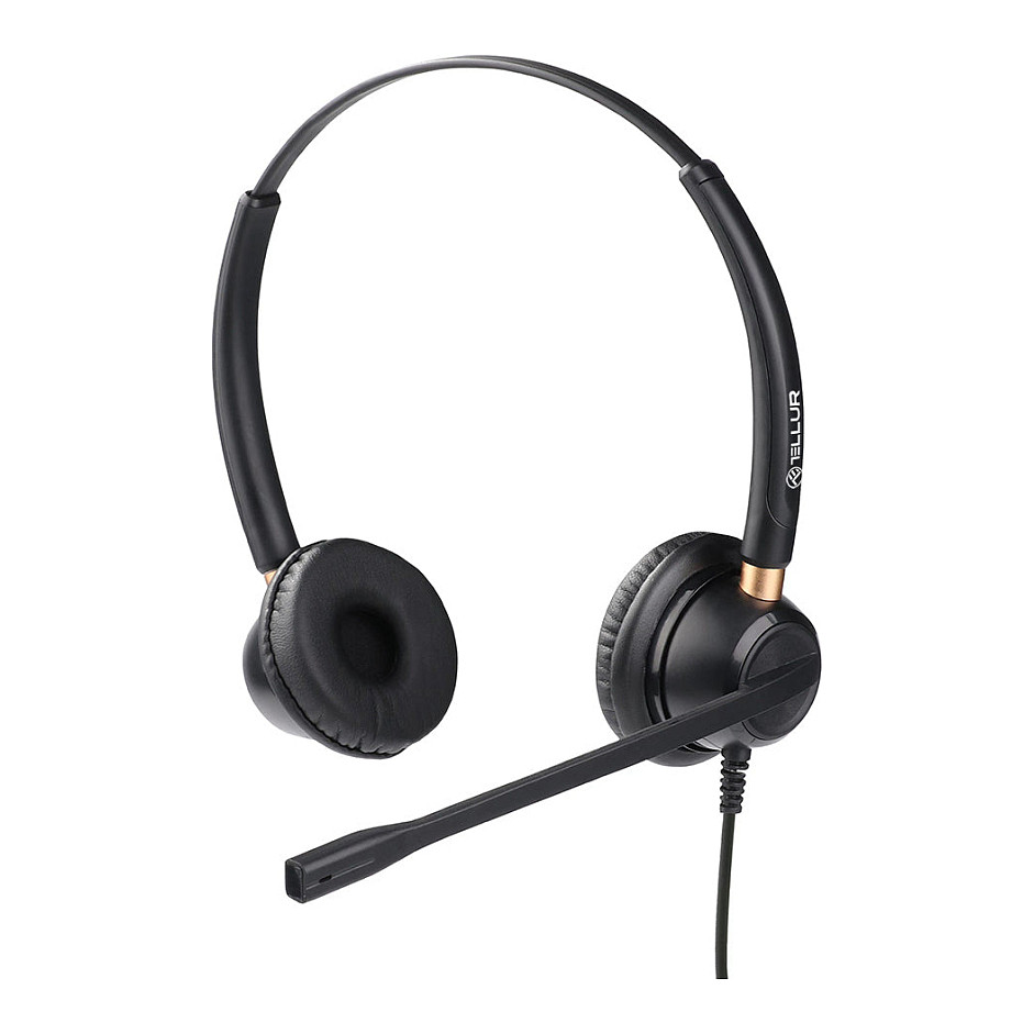 Kufje me kabllo Tellur Voice 320 / USB-A + USB-C / Binaural / 150–10.000 Hz - Zezë 9