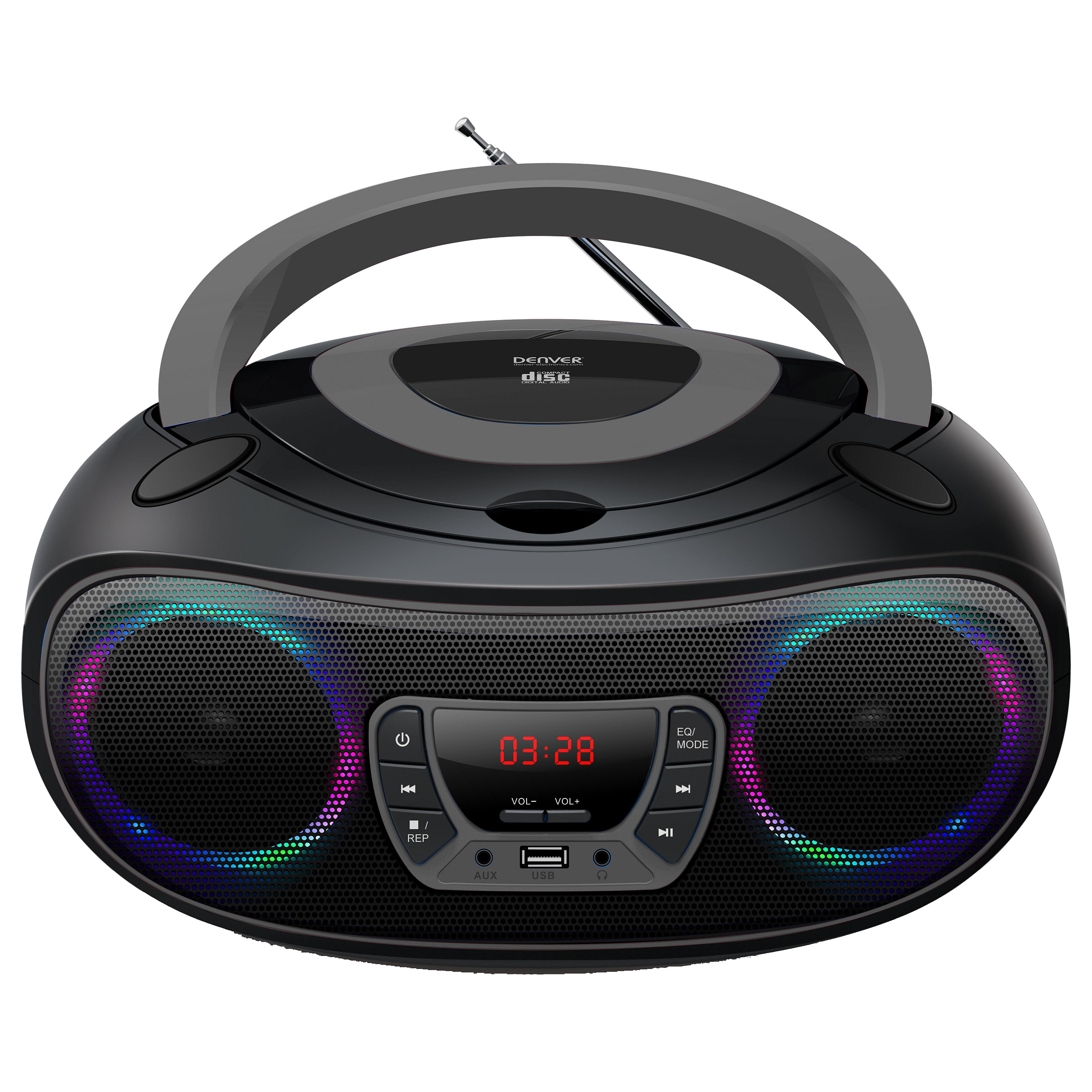 Altoparlant Denver TSP-456, 600W, 60W RMS, Bluetooth 5.0, USB, MicroSD, AUX, TWS, LED - Zezë 7