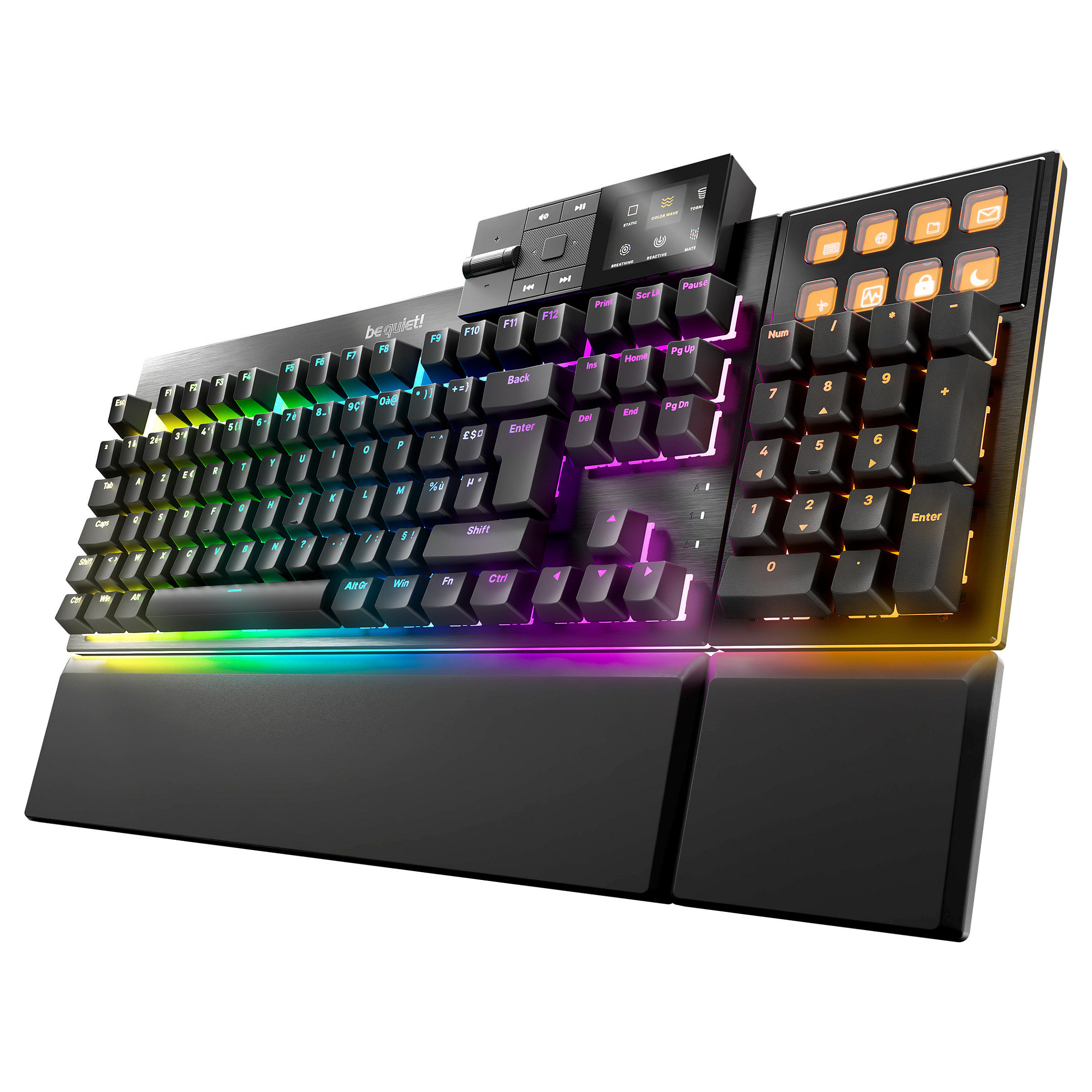 Tastierë Gaming be quiet! Light Mount TKL Silent Tactile / Mekanike / Silent V2 Tactile / TKL / RGB / 1000 Hz / DE Layout – Zezë 9