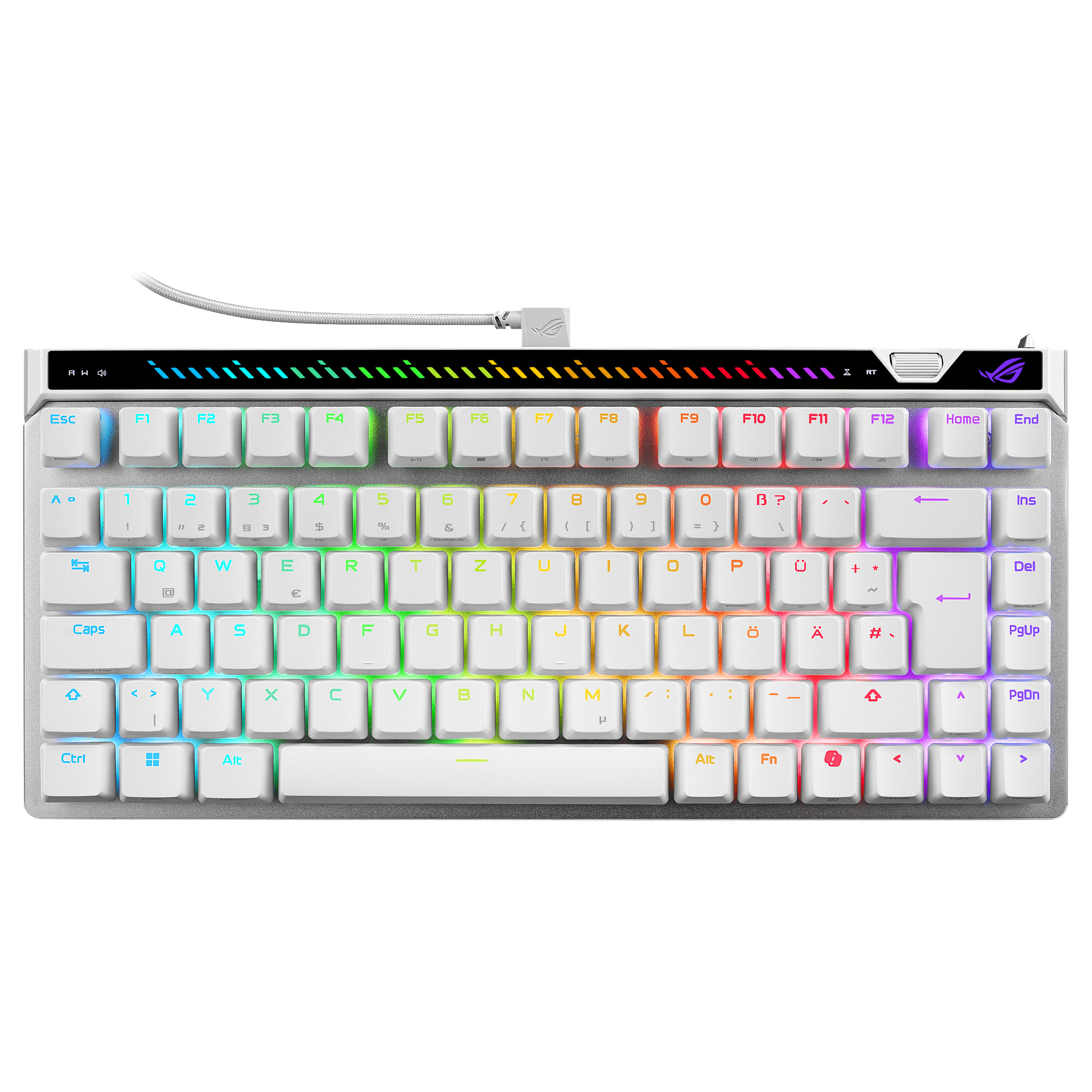 Tastierë Gaming ASUS ROG Falchion Ace HFX / 65% / Magnetic-Mechanical / RGB - Zezë 6