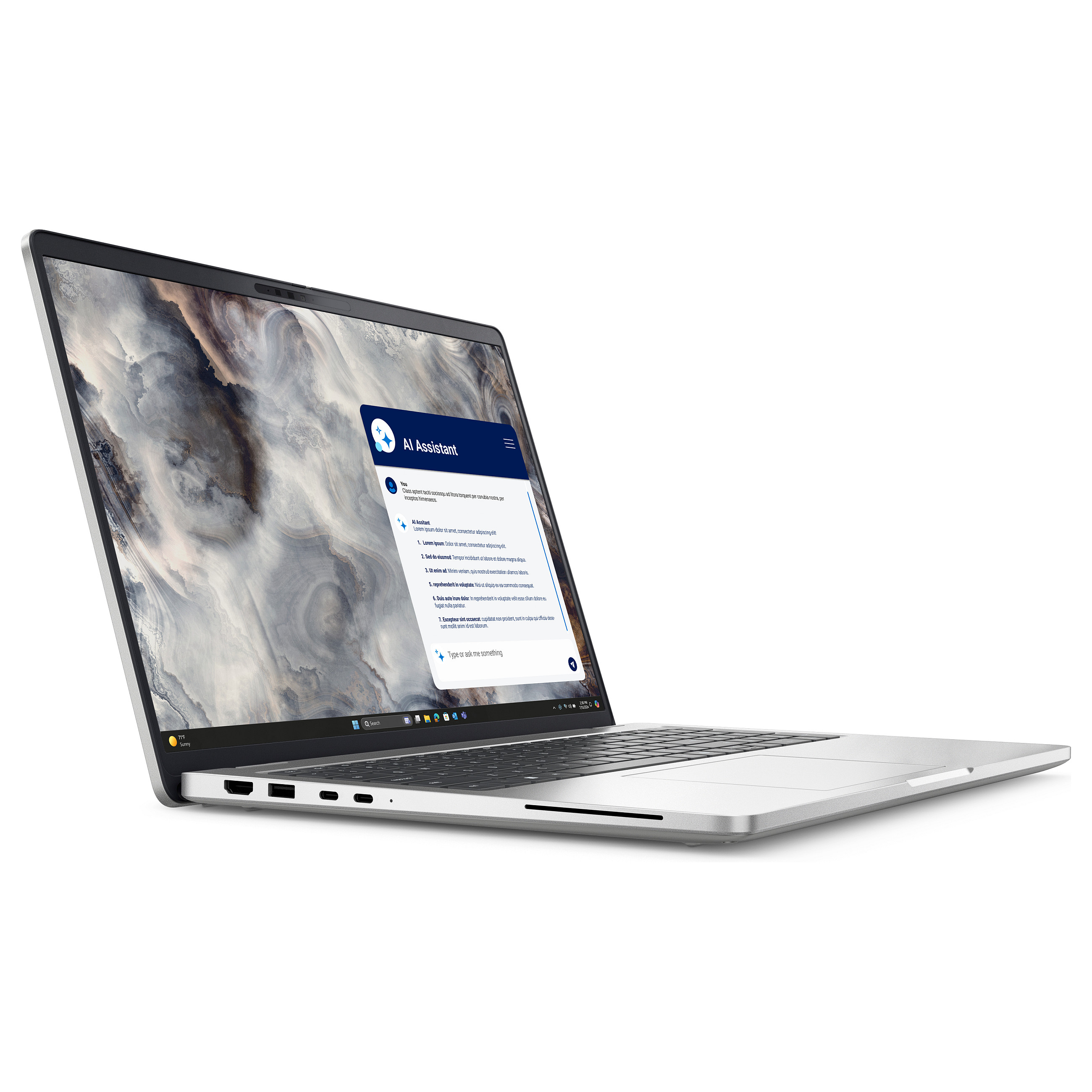 Laptop Dell Pro 16 Plus PB16250 / Ultra 7 266V / 16GB LPDDR5x / 512GB / 16" Full HD+ IPS 60Hz / Intel Arc Graphics 140V / DE - Aluminium thumbnail 4