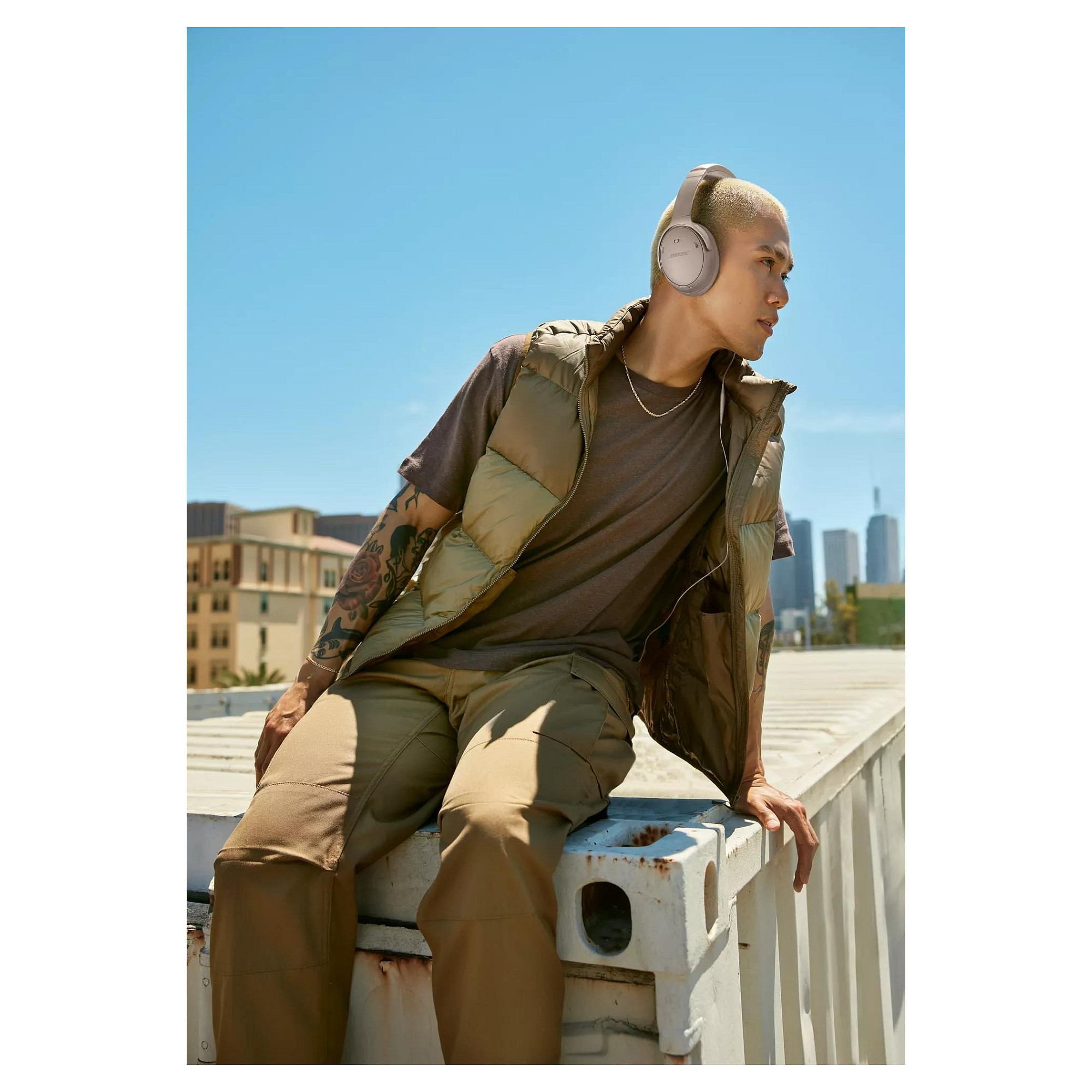 Kufje pa kabllo Bose QuietComfort / Over-Ear / Bluetooth 5.1 / ANC / 20-20000Hz / Multipoint - Bezhe 8