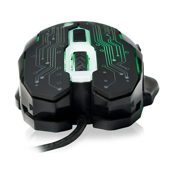 Maus Gaming LogiLink ID0137 / USB / Optik / 2400 DPI / 6 Butona / LED - Zezë/Blu 6