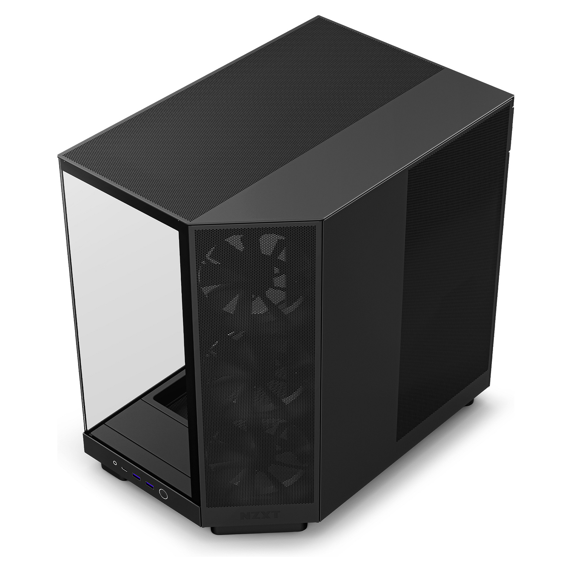 Kasë NZXT H6 Flow CC-H61FB-01 -Zezë thumbnail 2