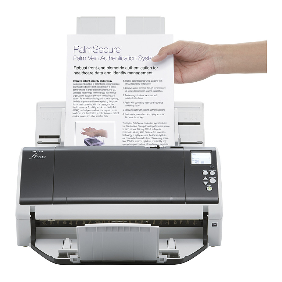 Skaner RICOH fi-7480 / Document Scanner - Bardhë thumbnail 2