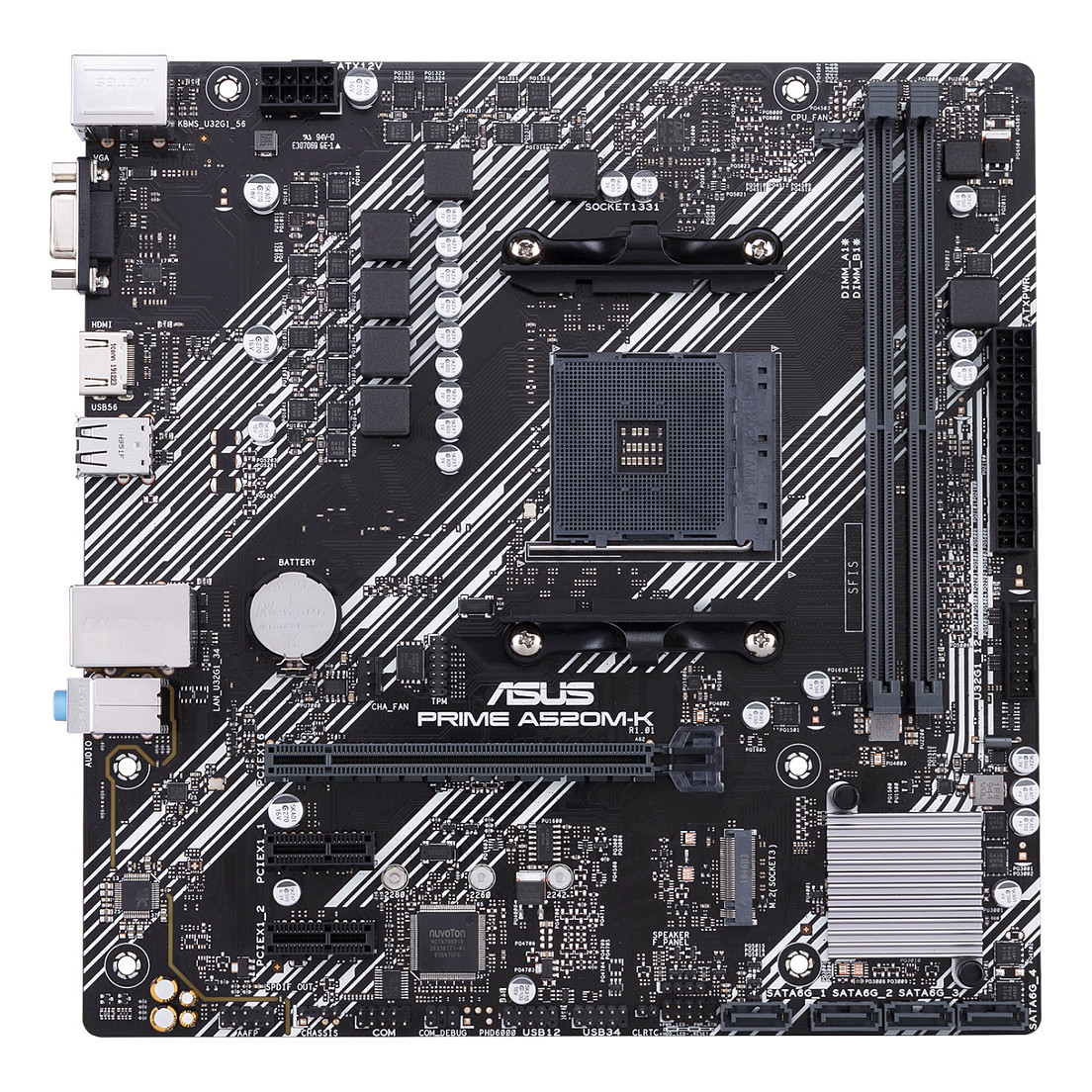 Pllakë Amë MB ASUS PRIME A520M-K thumbnail 2