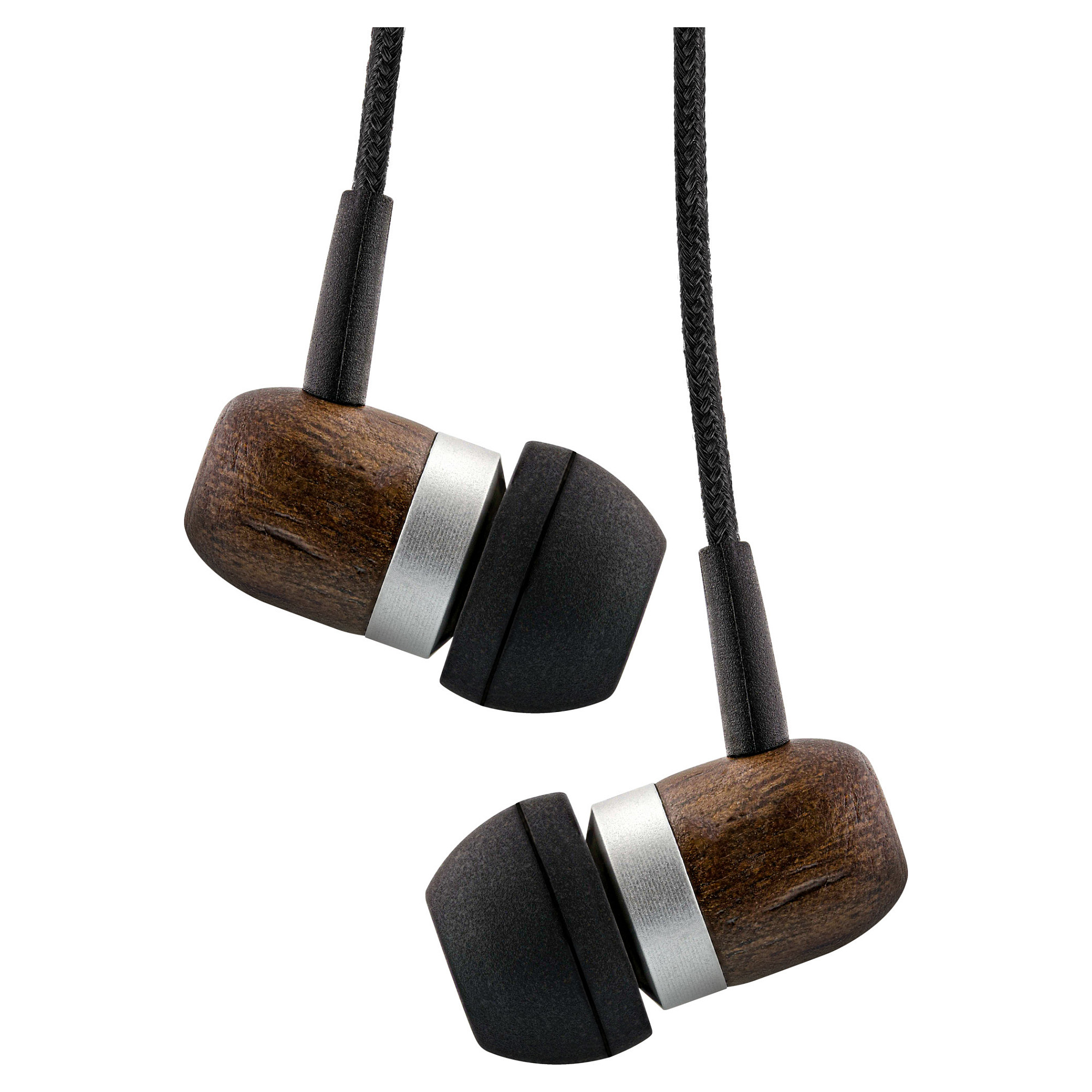 Kufje me kabllo InLine woodin-ear, 3.5mm, Mikrofon, Buton Funksioni, Kabllo 1.2m - Kafe