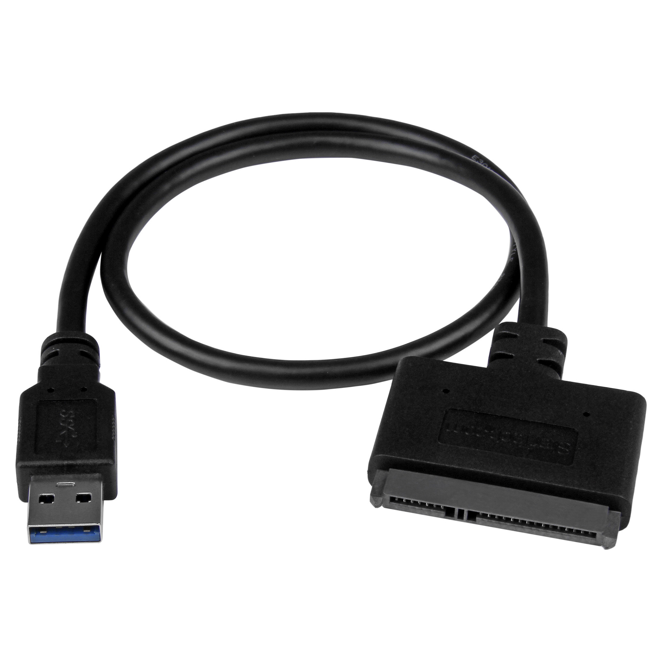 Kabllo USB StarTech.com USB312SAT3CB, USB 3.1 Gen 2, USB-A në SATA 2.5", 10 Gbps, UASP, 0.5 m - Zezë 5