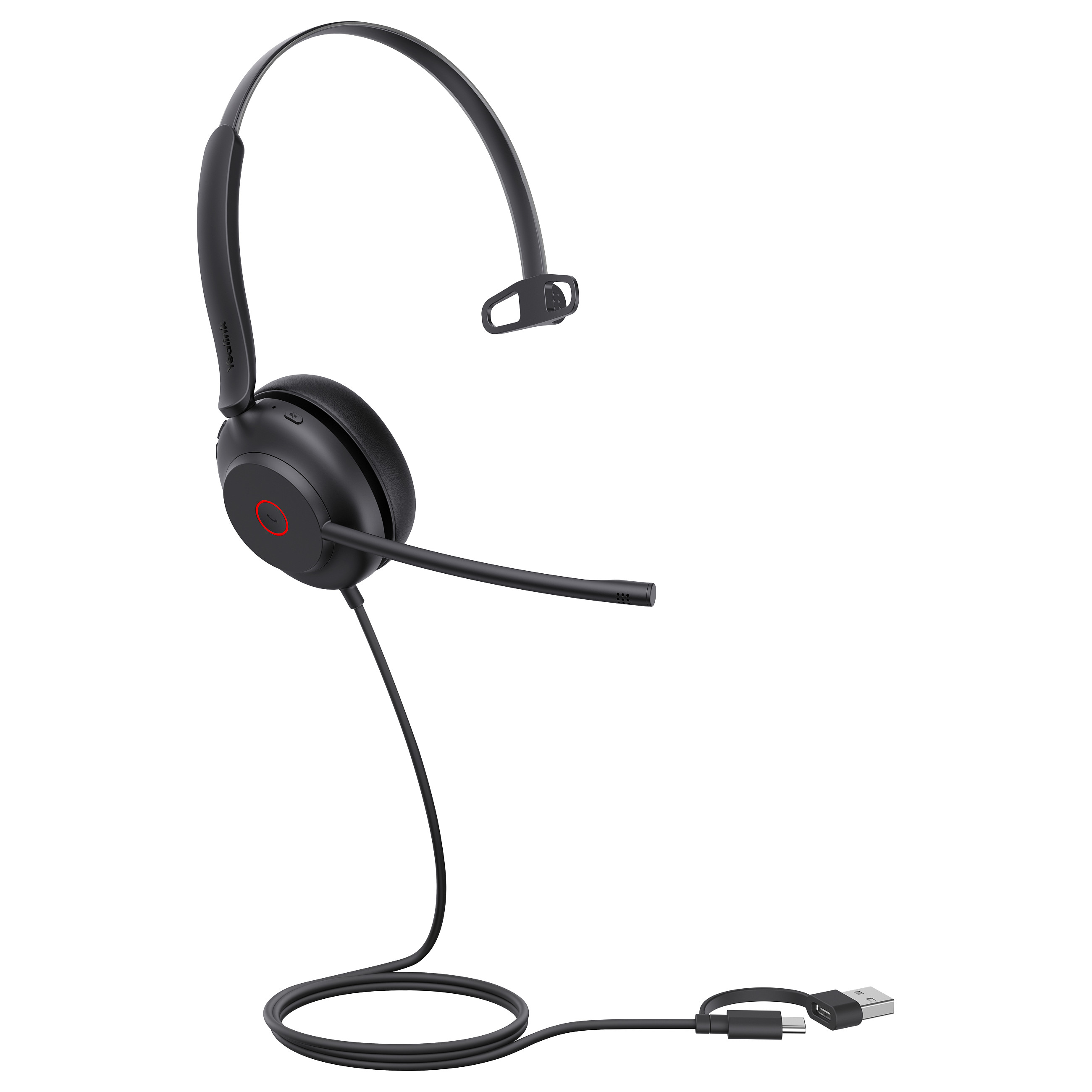 Kufje me kabllo Yealink UH35 Mono UC / USB-C & USB-A / Noise Cancelling - Zezë 3
