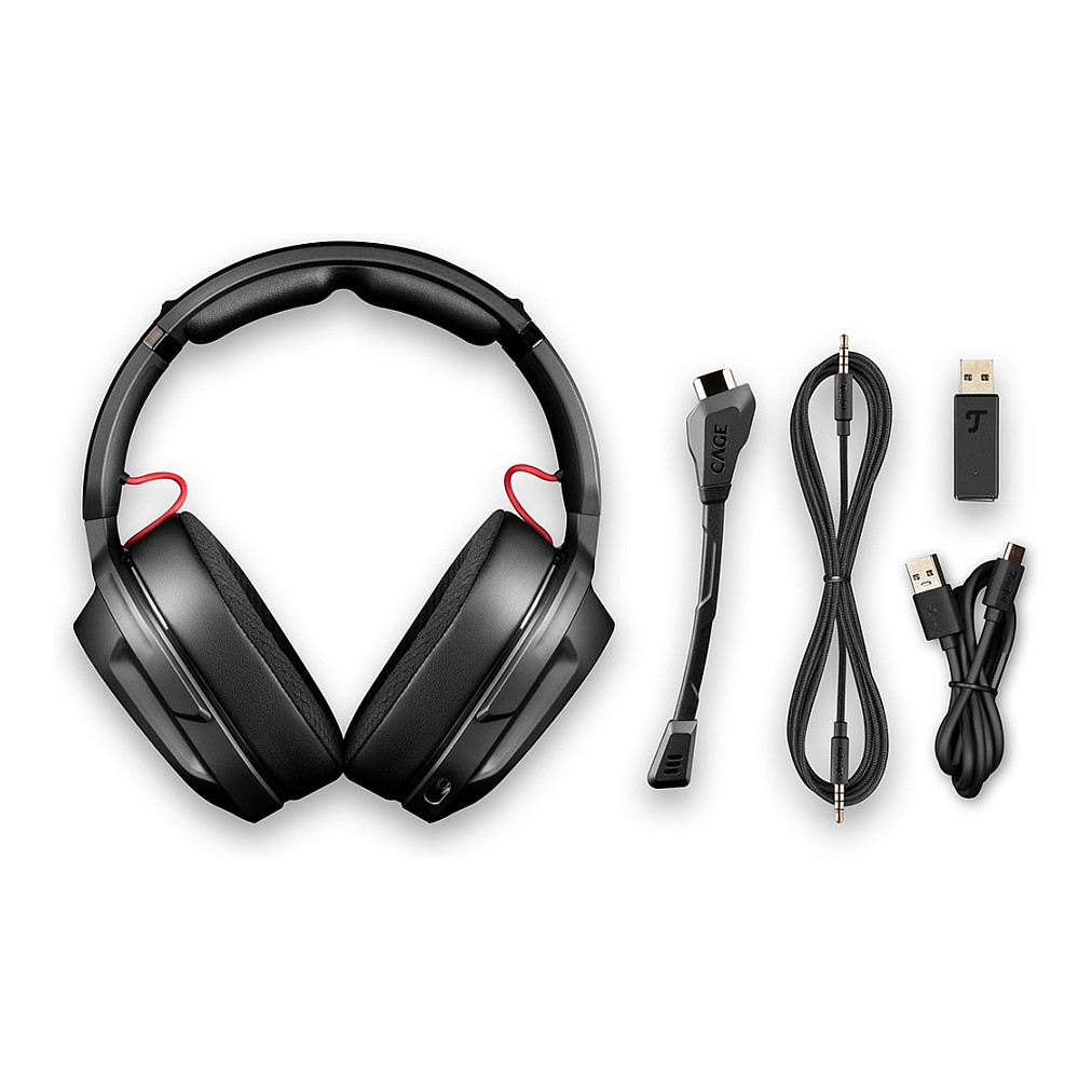 Kufje Gaming Teufel CAGE PRO / Wireless & Wired / Bluetooth / 40mm / 7.1 Surround / Mikrofon - Zezë 8