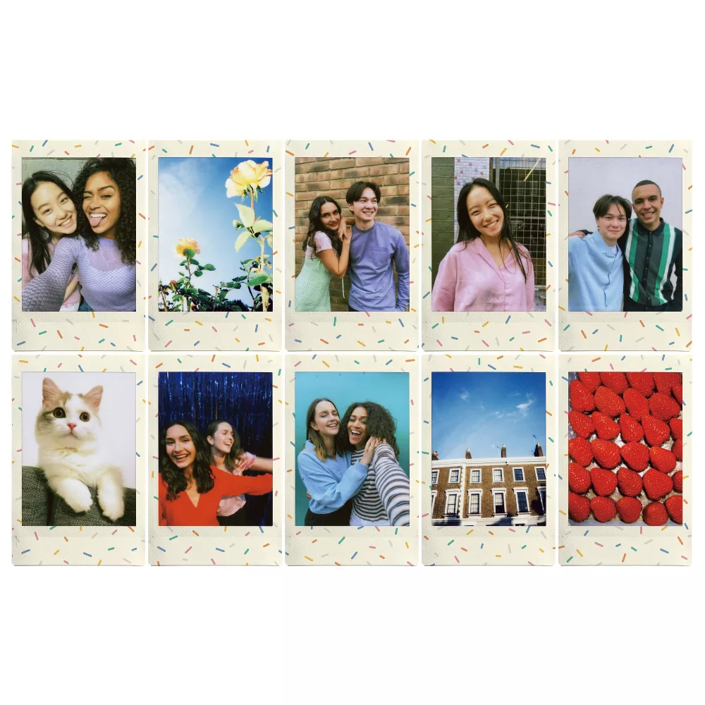 Film Fotografik Instant Fujifilm Instax Mini Sprinkles, ISO 800, 10 Fotografi - Shumëngjyrësh 2