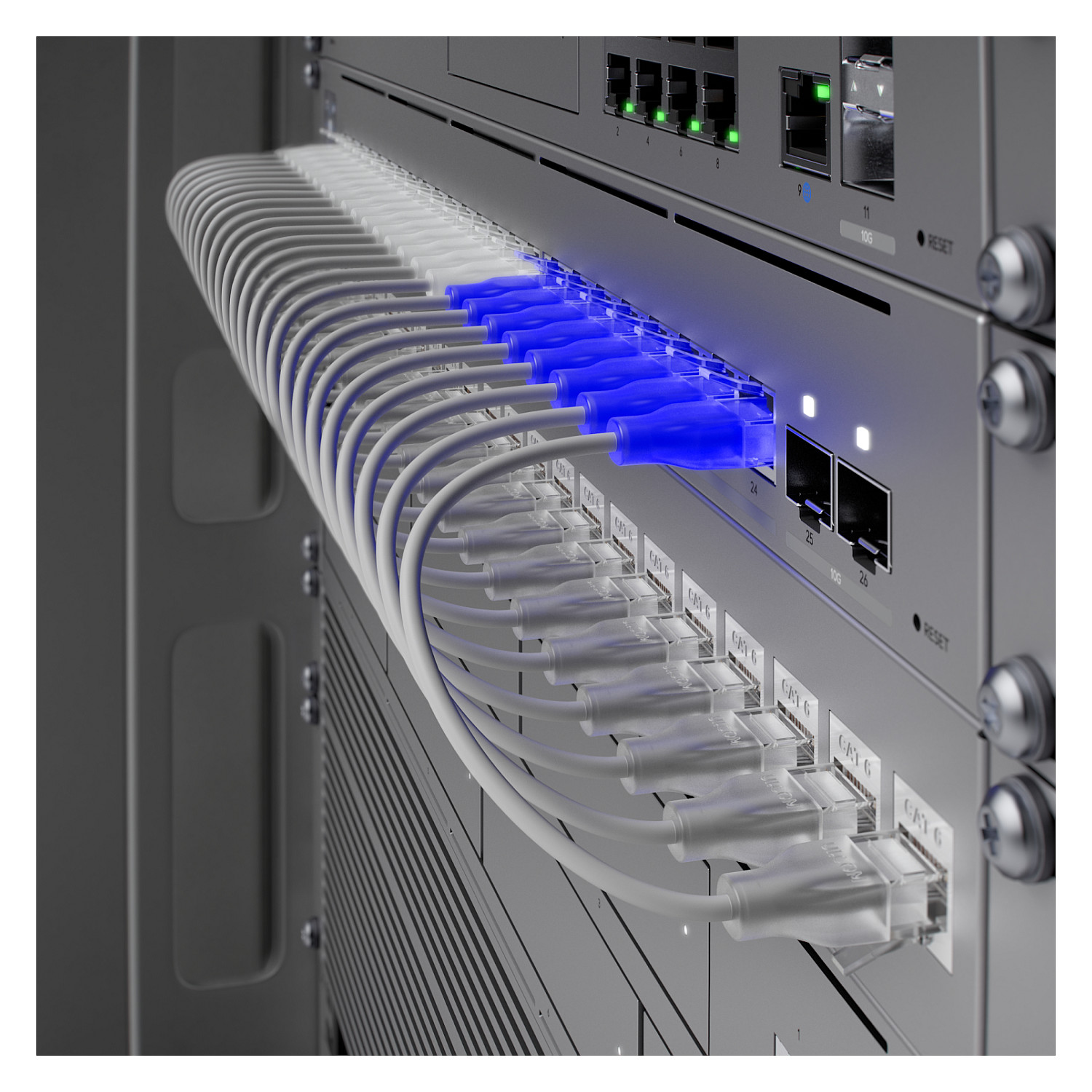 Ubiquiti UniFi USW-Pro-Max-24 – Switch Layer 3, 24-Port, 2.5GbE, 2x 10G SFP+, Etherlighting 10
