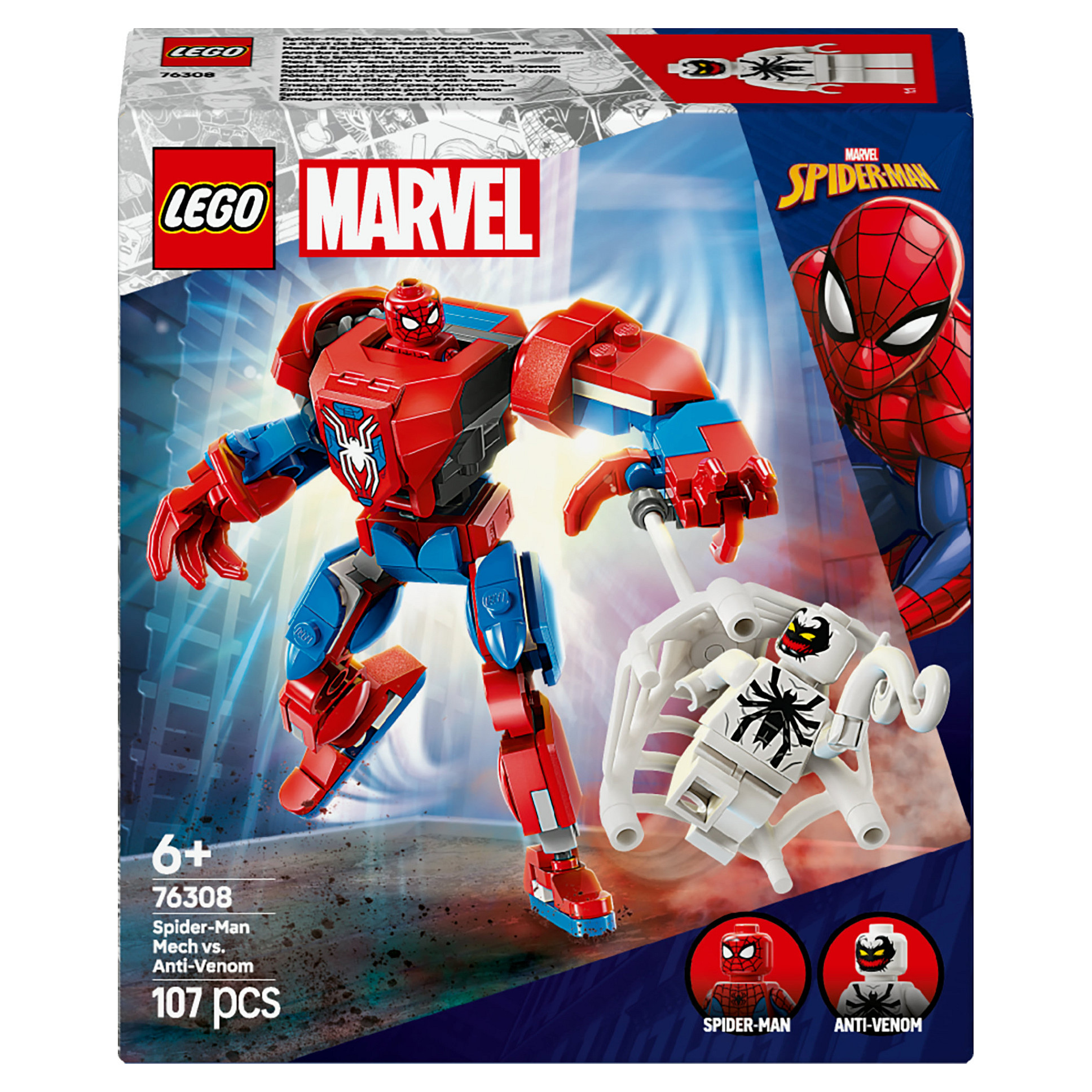 LEGO 76308 Marvel Super Heroes Spider-Man Mech vs Anti-Venom