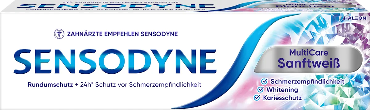 Pastë Dhëmbësh SENSODYNE MultiCare Sanftweiß / Whitening / Për Dhëmbë të Ndjeshëm / Fluorid 1450 ppm / 75 ml 2