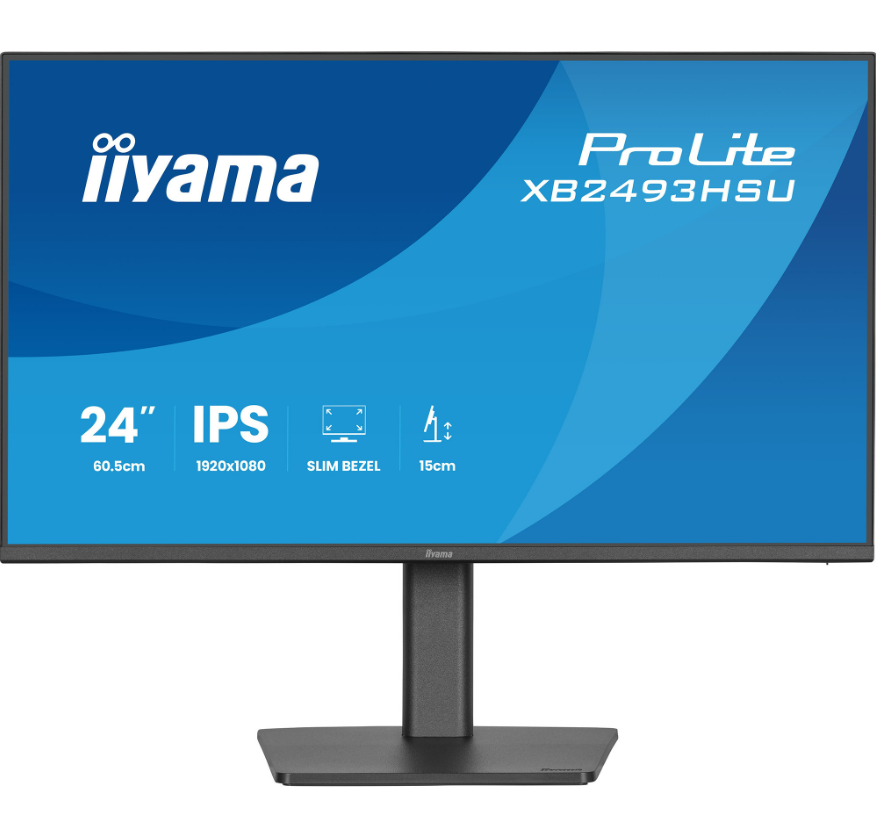 Monitor iiyama ProLite XB2493HSU-B1, 23.8", Full HD IPS, 120Hz, 1ms, HDMI+DP+USB - Zezë