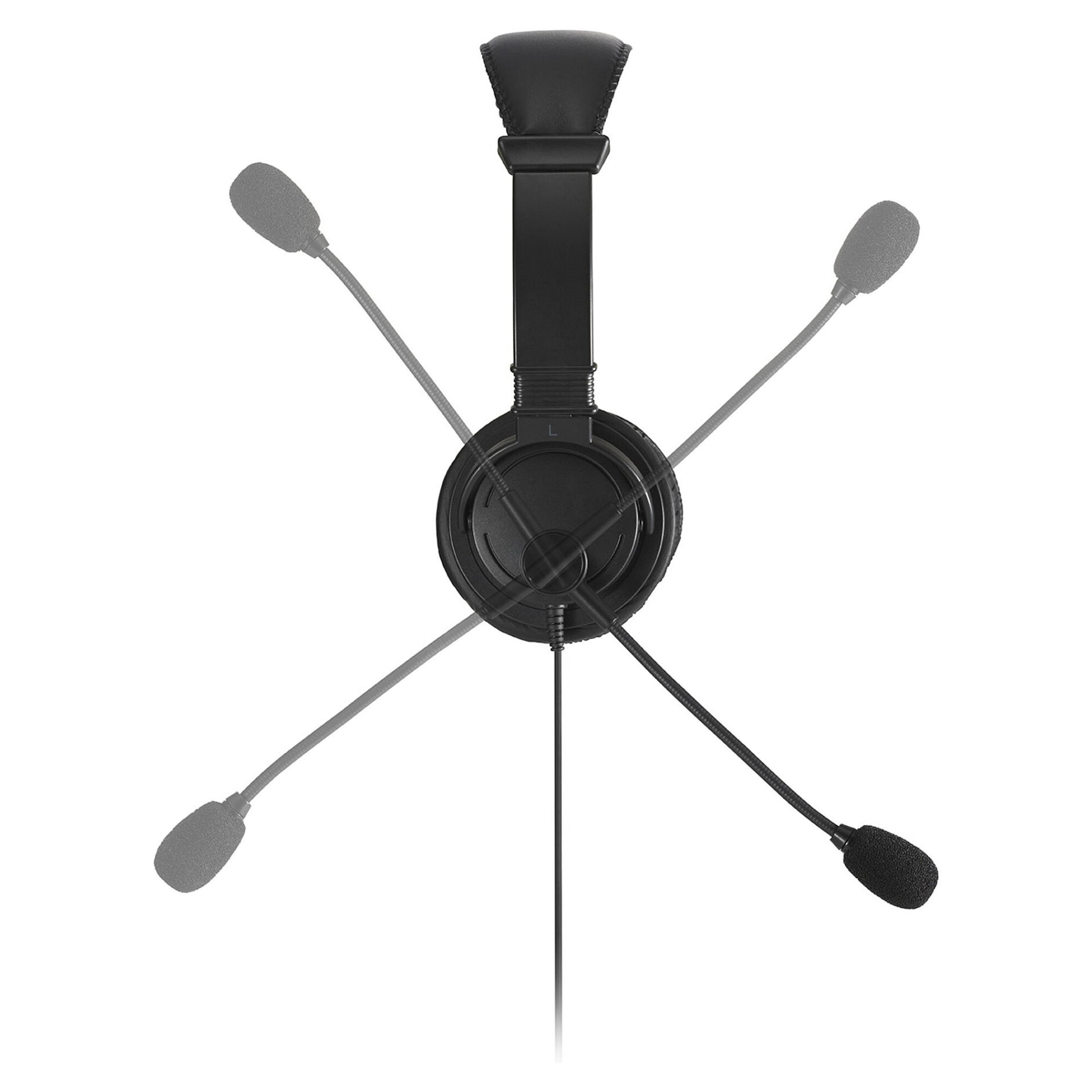 Kufje me kabllo Kensington K97457WW / USB-C / 40 mm / Noise-Cancelling Mic - Zezë 3