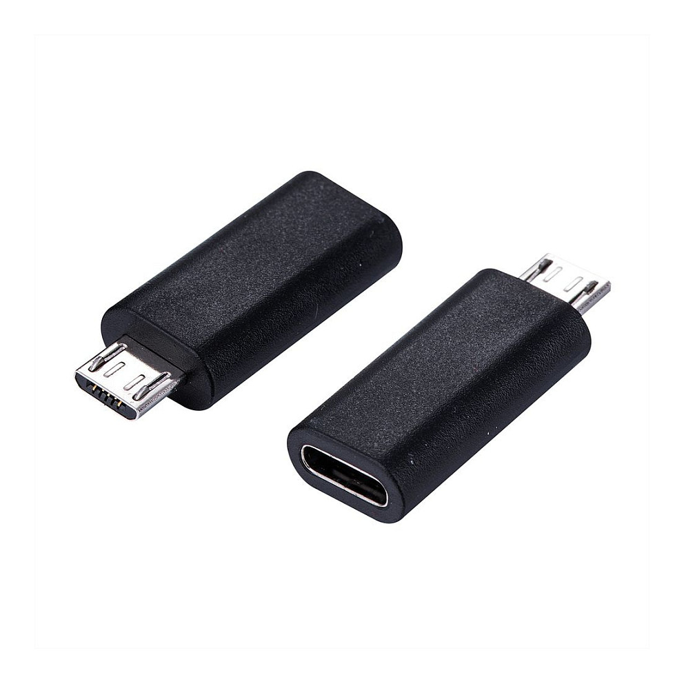 Adapter VALUE 12.99.3192 / Micro-USB B në USB-C - E zezë thumbnail 2