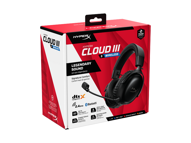 Kufje Gaming HyperX Cloud III S Wireless / A59YZAA – Zezë 3