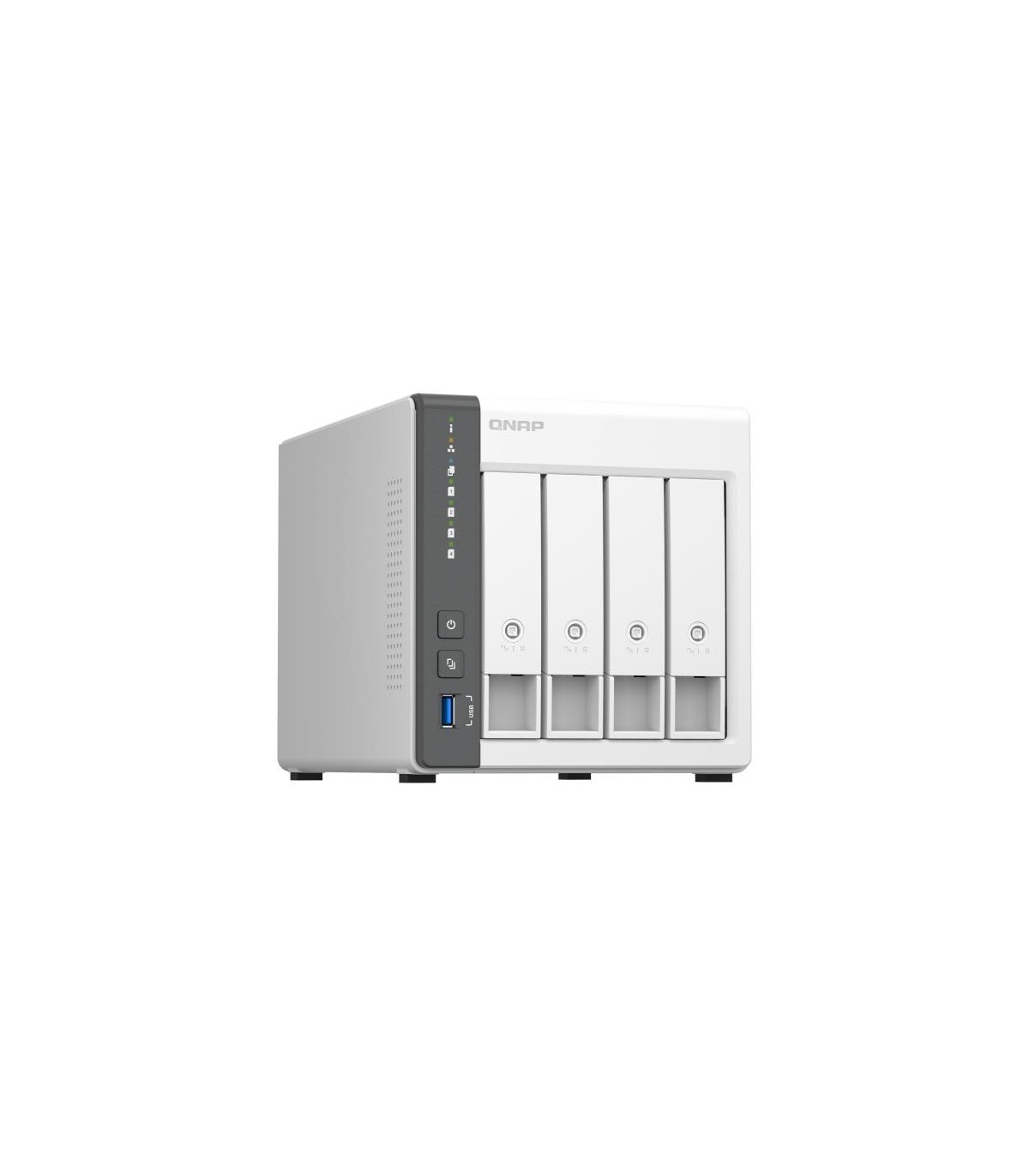 QNAP TS-433-4G 4-Bay NAS Server – ARM Cortex-A55 Quad-Core, 4GB RAM, 2.5GbE, Tower White 3