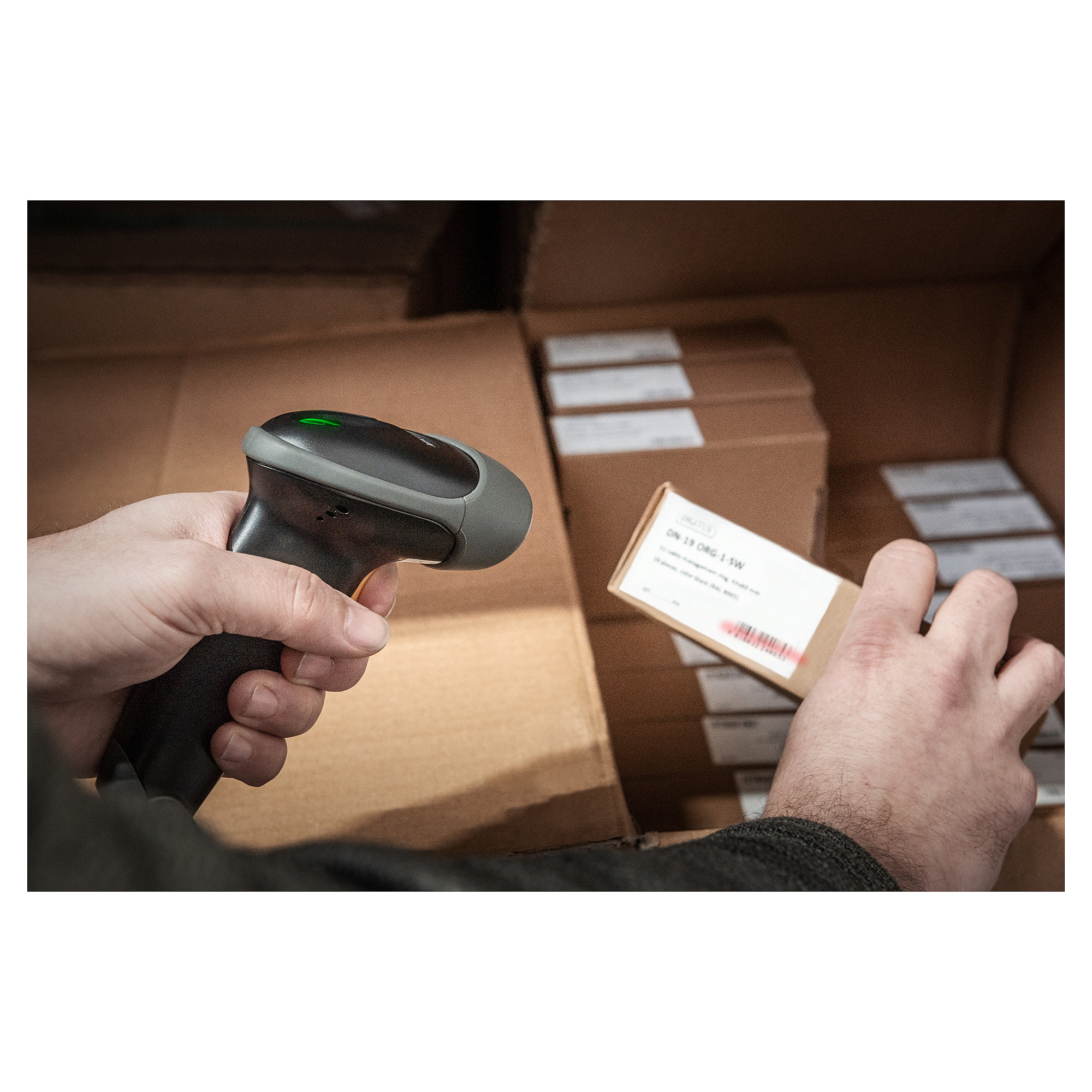 Skaner DIGITUS 1D/2D Bluetooth Barcode Handscanner with QR-Code Support- Gri thumbnail 4