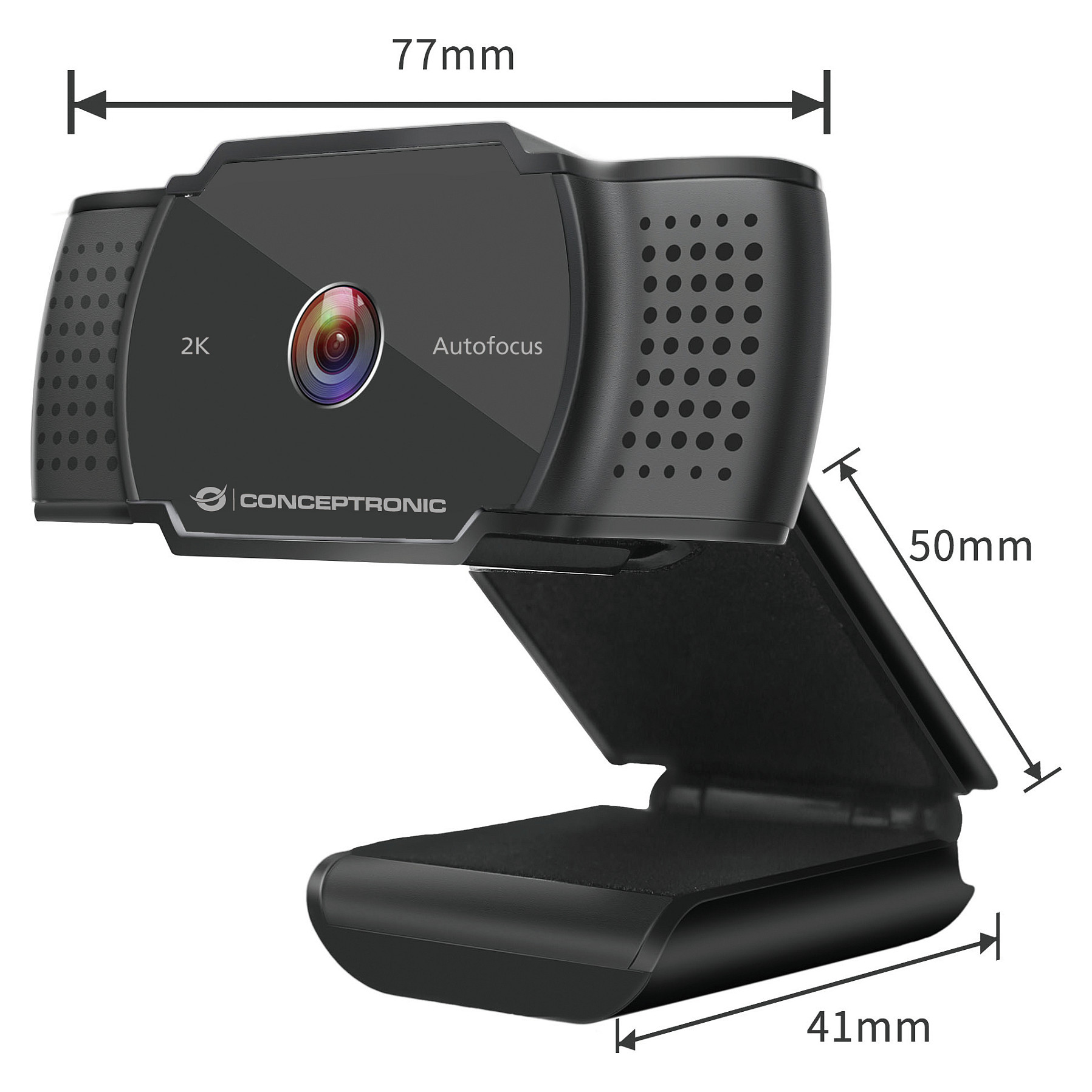 Webcam Conceptronic AMDIS02B / USB-A 2.0 / 2K Super HD - Zezë 2