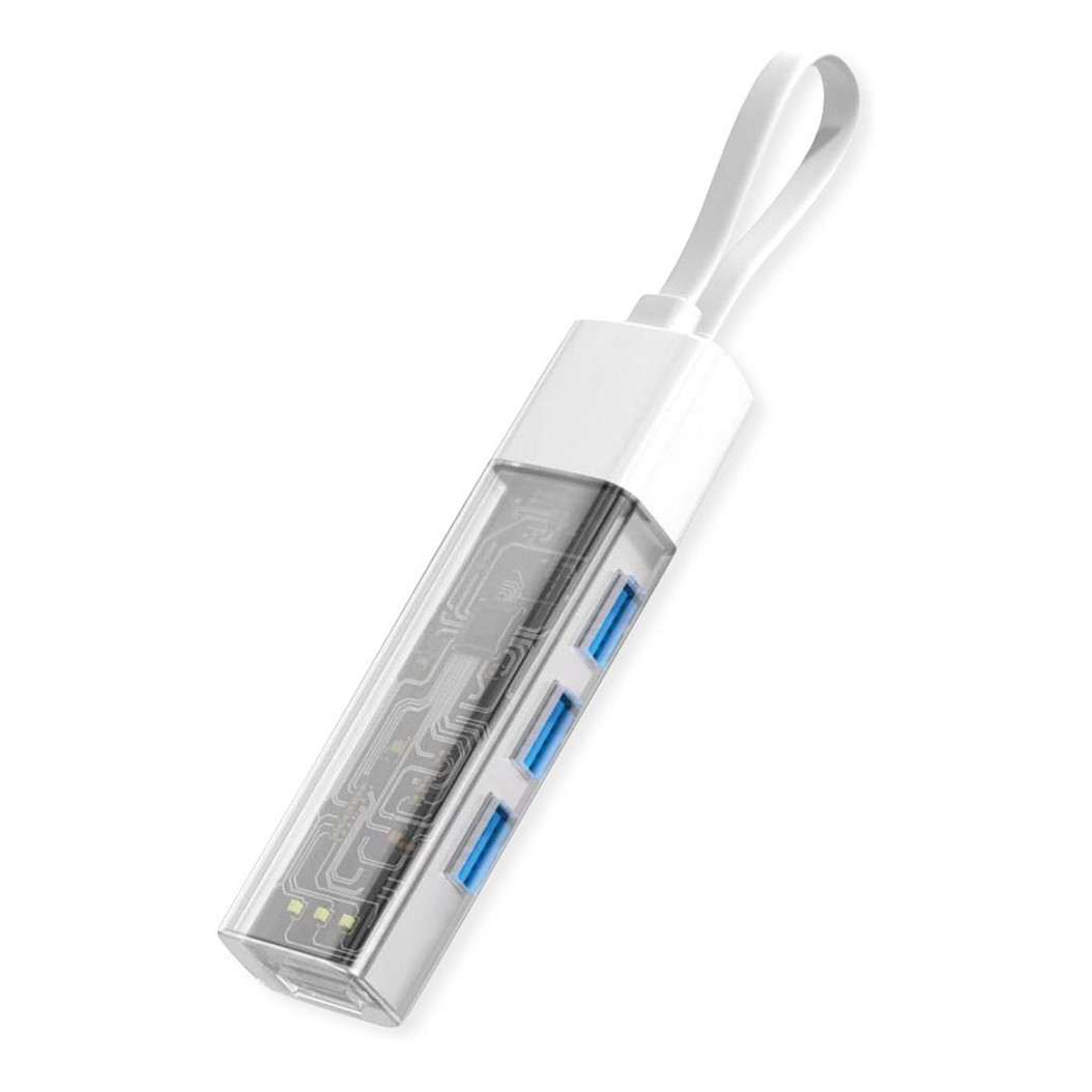 Kabllo USB ROLINE 14.02.5062 interface hub / 0.12 m – Bardhë